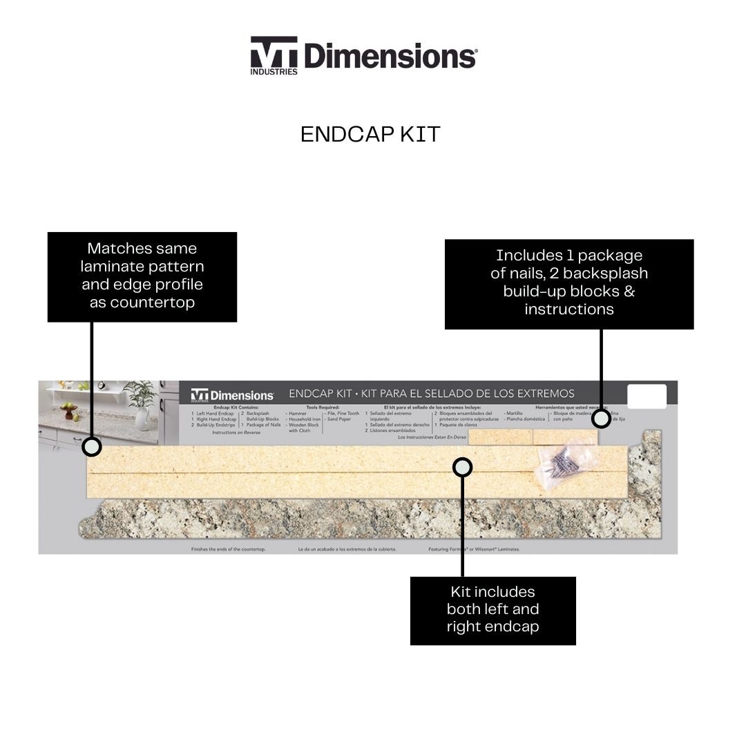 VT Dimensions 016158169996319FXRD Laminate-End-Caps - View #5