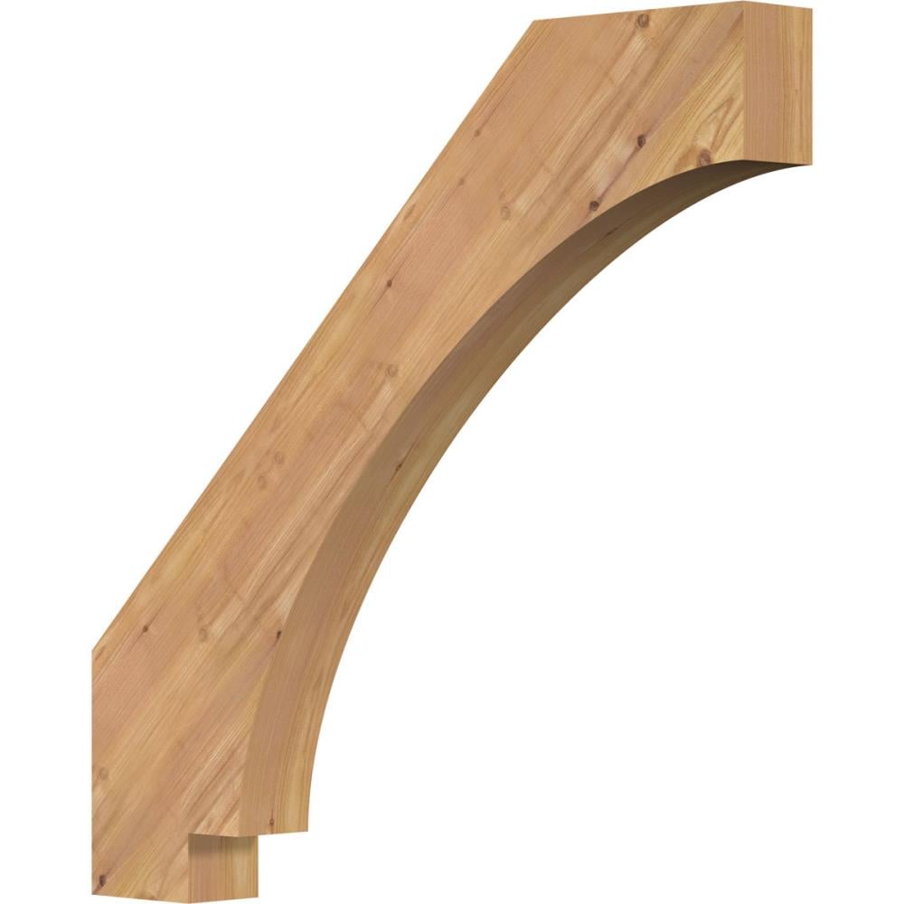 Ekena Millwork BRC04X30X30IMP00SWR 3-1/2-in x 30-in x 30-in Western Red Cedar Wood Imperial Smooth Knee Brace