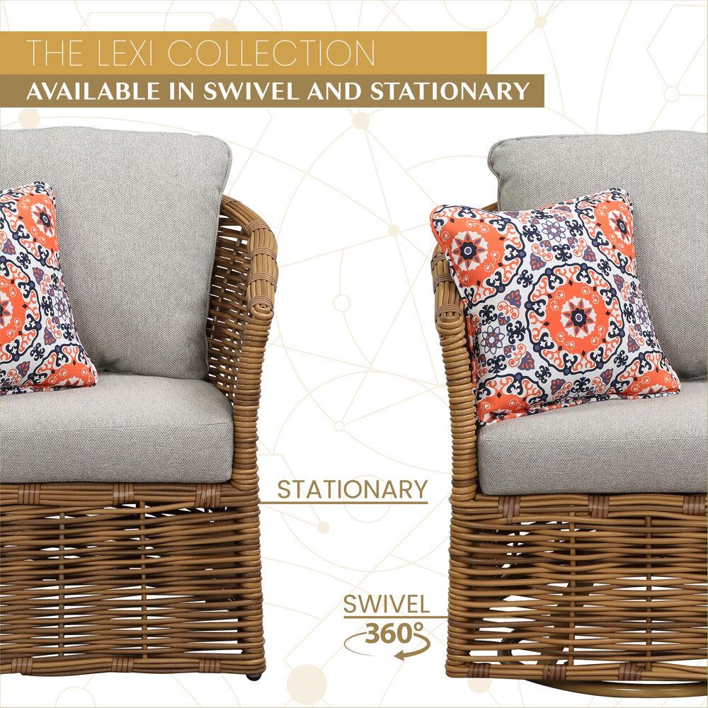 Mod Furniture LEXI5PCSW-GRY Patio-Conversation-Sets - View #4