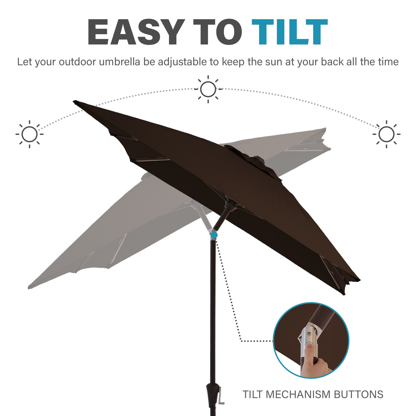 JEAREY JE-QTZZS-6.5X10FT-BR Umbrellas-2 - View #9