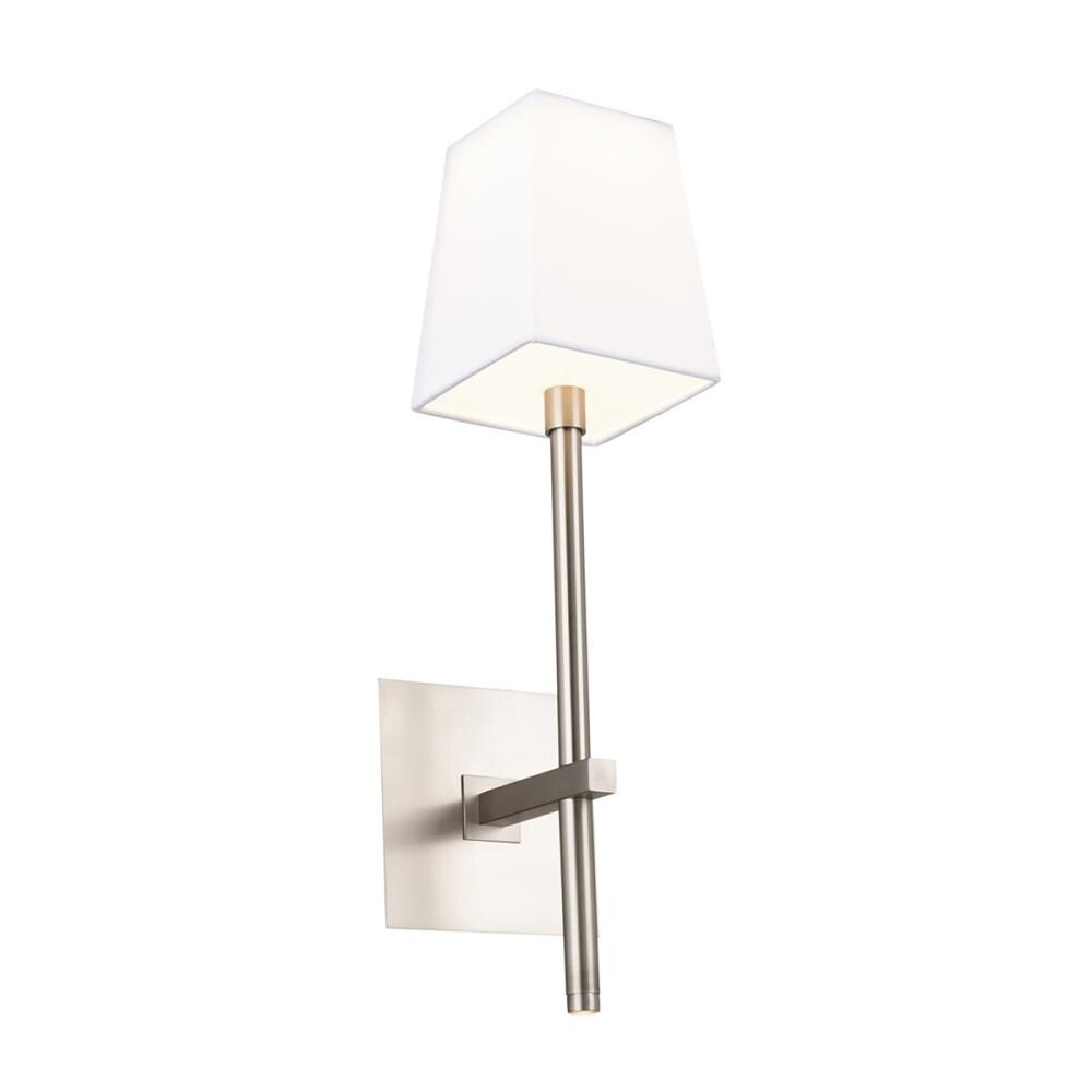 dweLED WS-28021-BN Seville 6-in W 1 -Light Brushed Nickel Integrated LED Wall Sconce