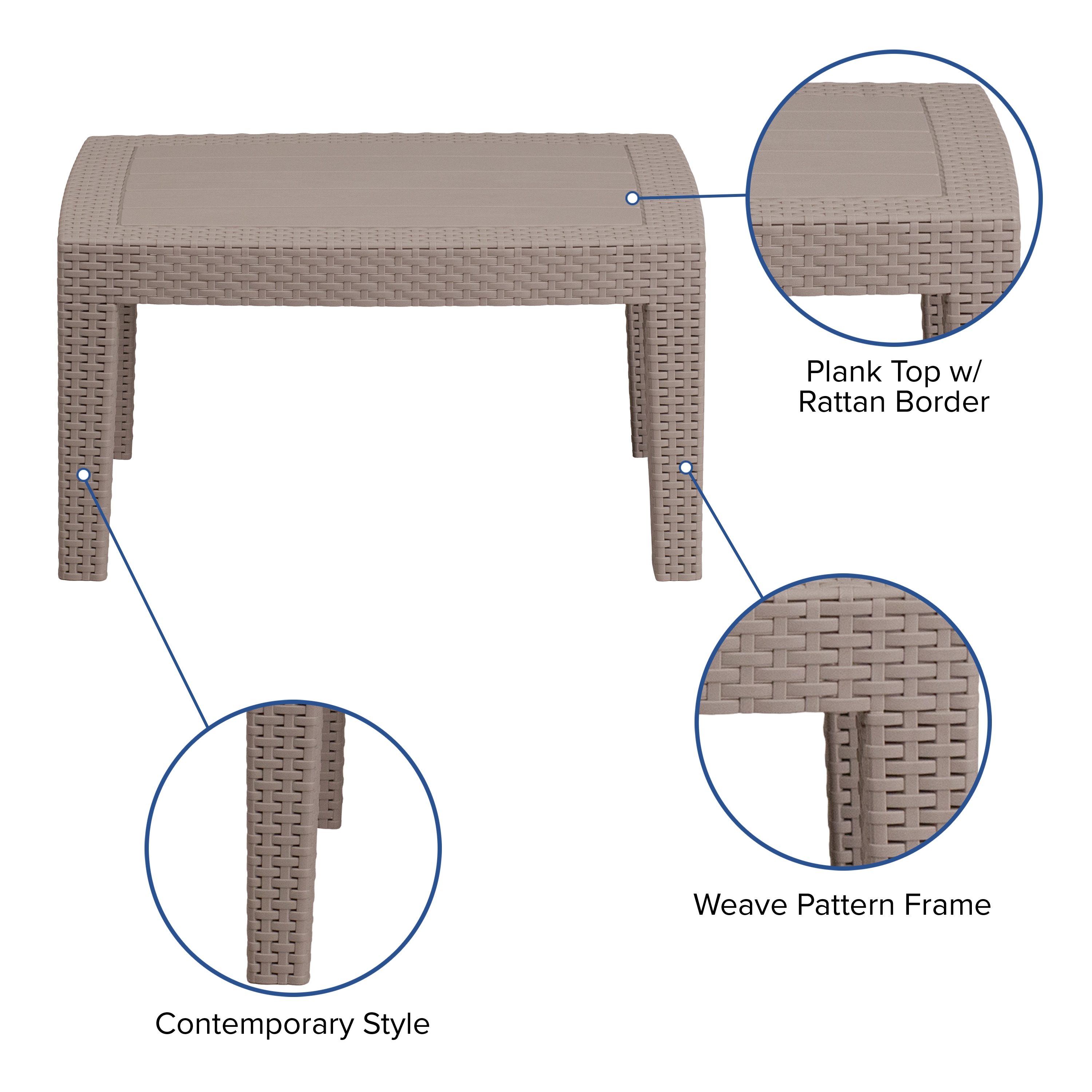 Flash Furniture 889142156789 Patio-Tables - View #3
