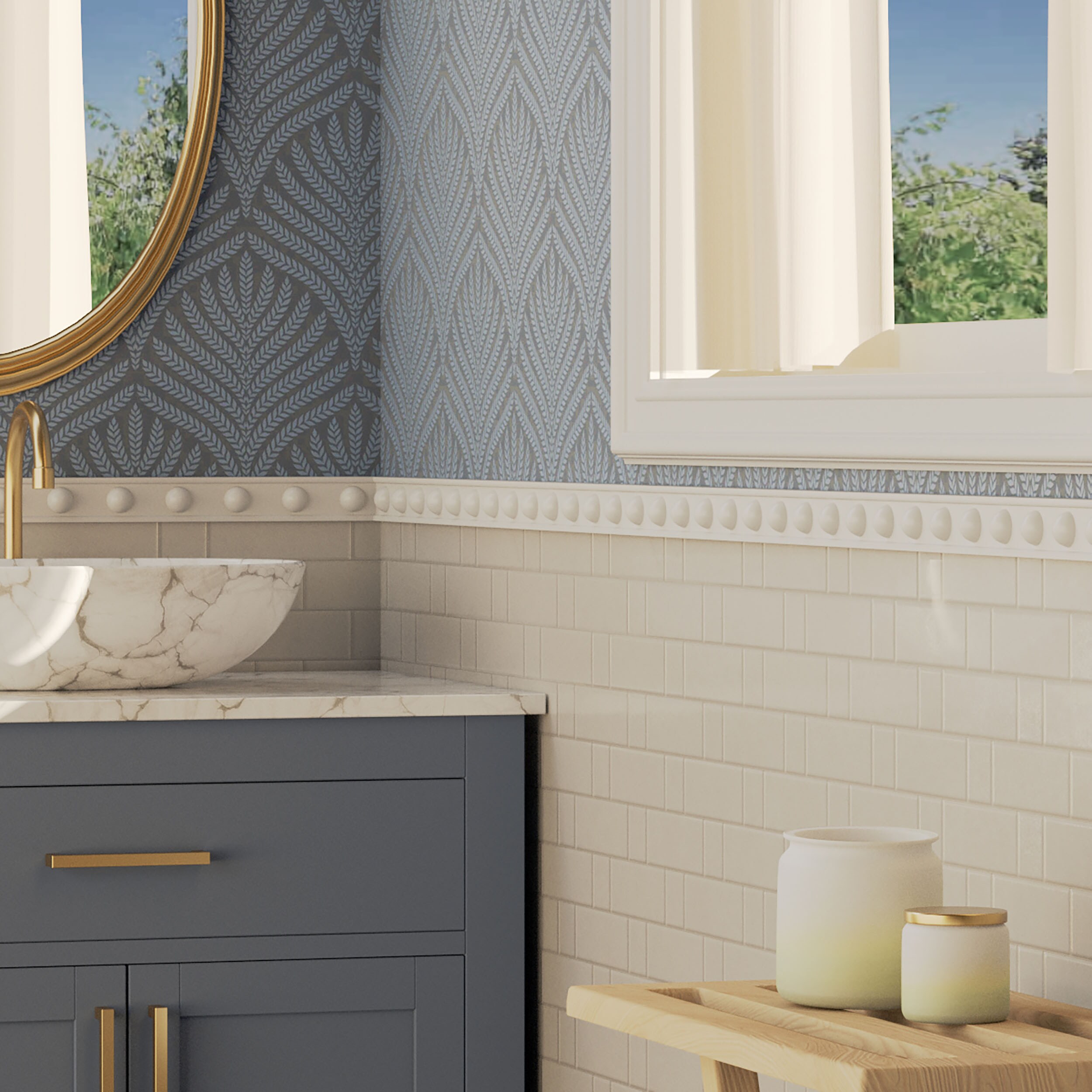 Ekena Millwork CHA01X01AS Chair-Rail-Moulding - View #7