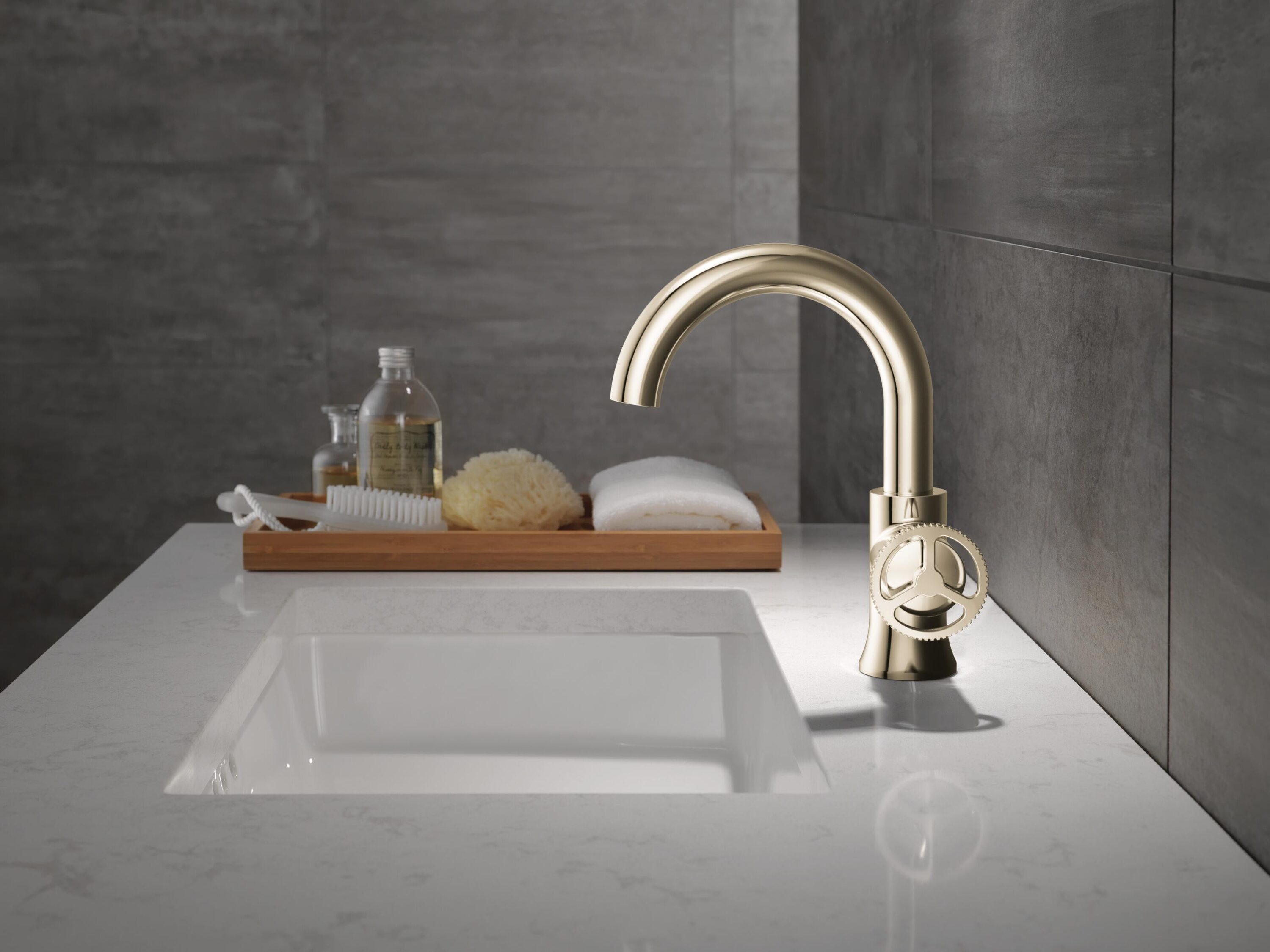 Delta 558HAR-PN-DST Lavatory-Faucets - View #7