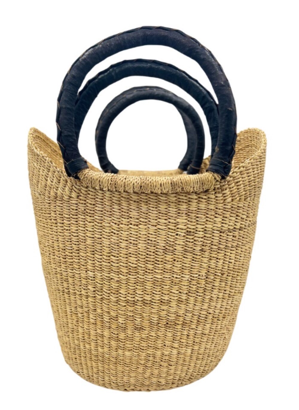 Ten by Three ( 12-in W x 12-in H x 16-in D ) multi Elephant grass Stackable Basket