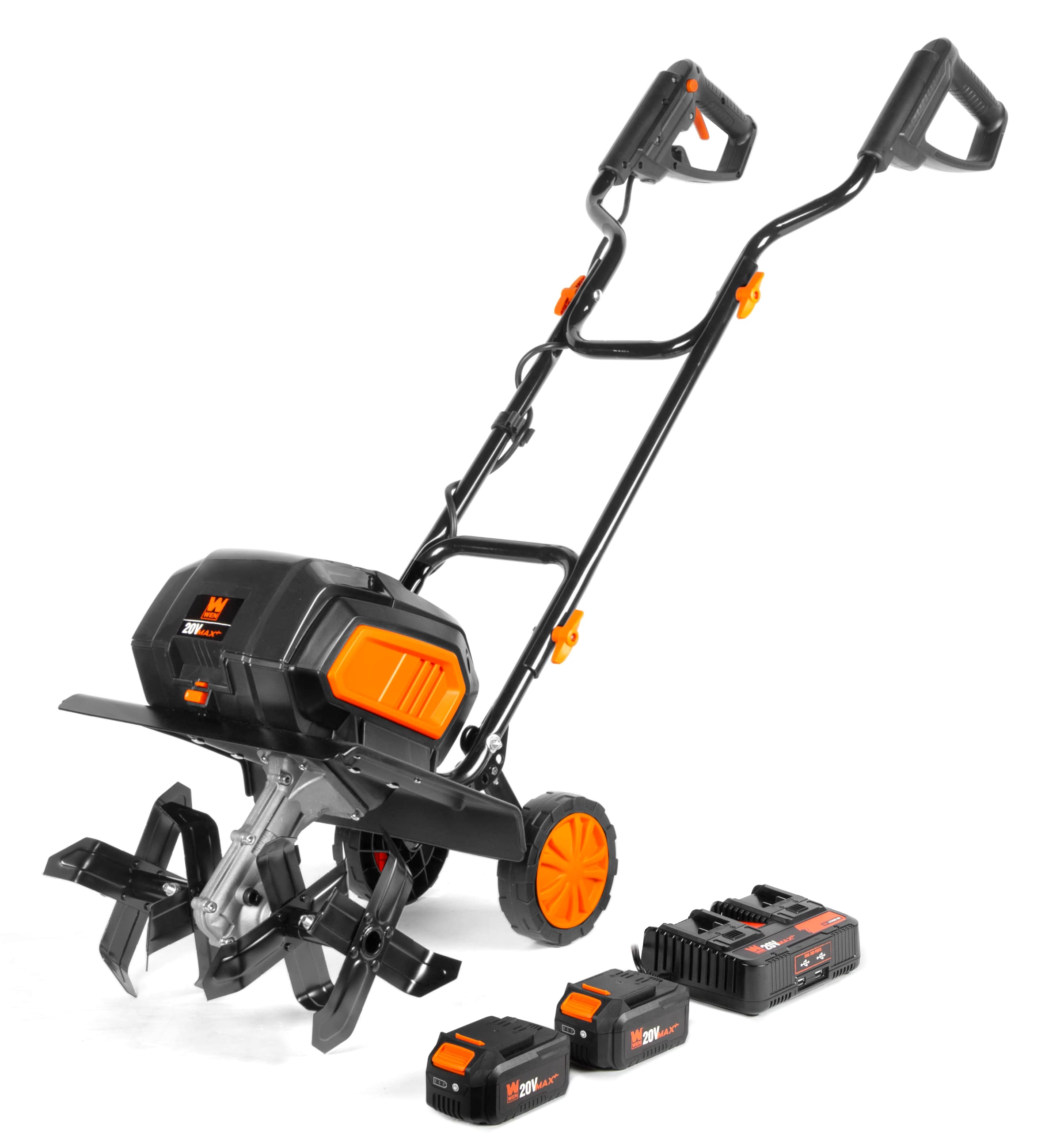 WEN 20-volt Lithium Ion Forward-rotating Cordless Electric Cultivator (Battery and Charger Included) 20724 Sansujyuku sansujyuku.com