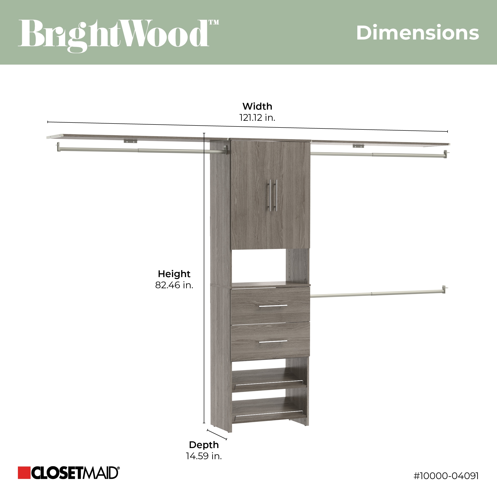 ClosetMaid 10000-04091 Wood-Closet-Kits - View #9