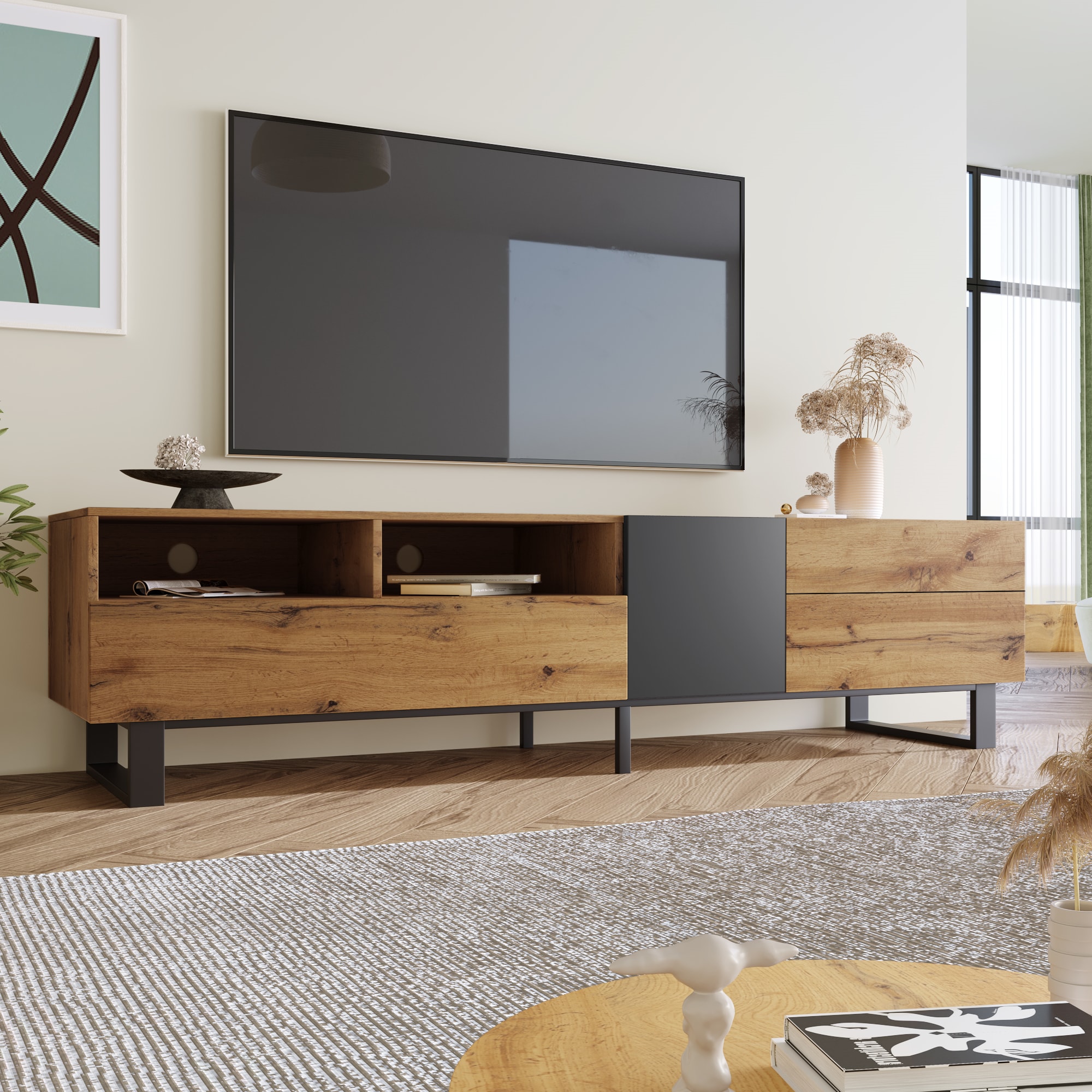 JIMSMAISON JMMRSTS03-WD Tv-Stands - View #4