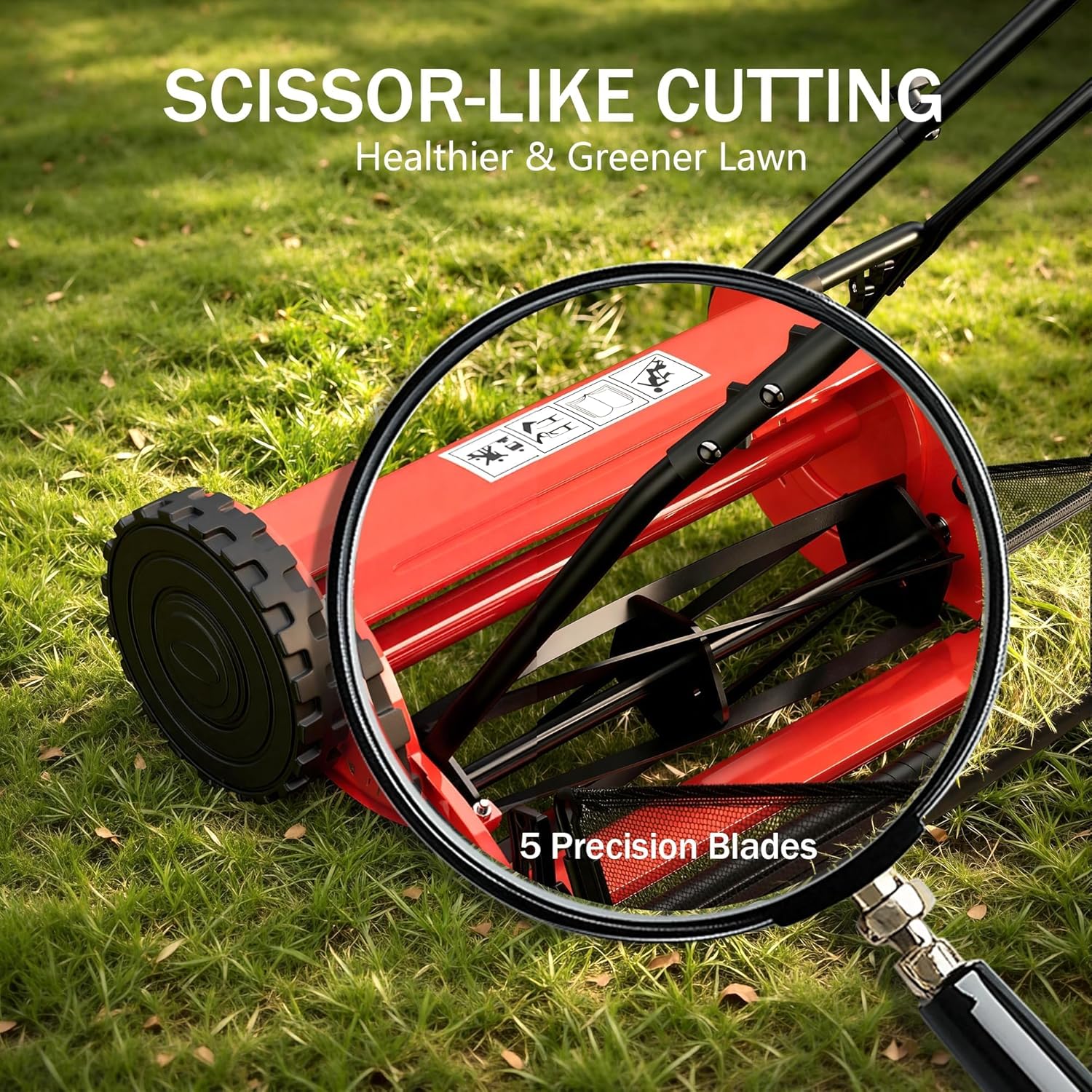 GAOMON CQC-NPXGZF-P2M1 Push-Mower-Reel - View #2