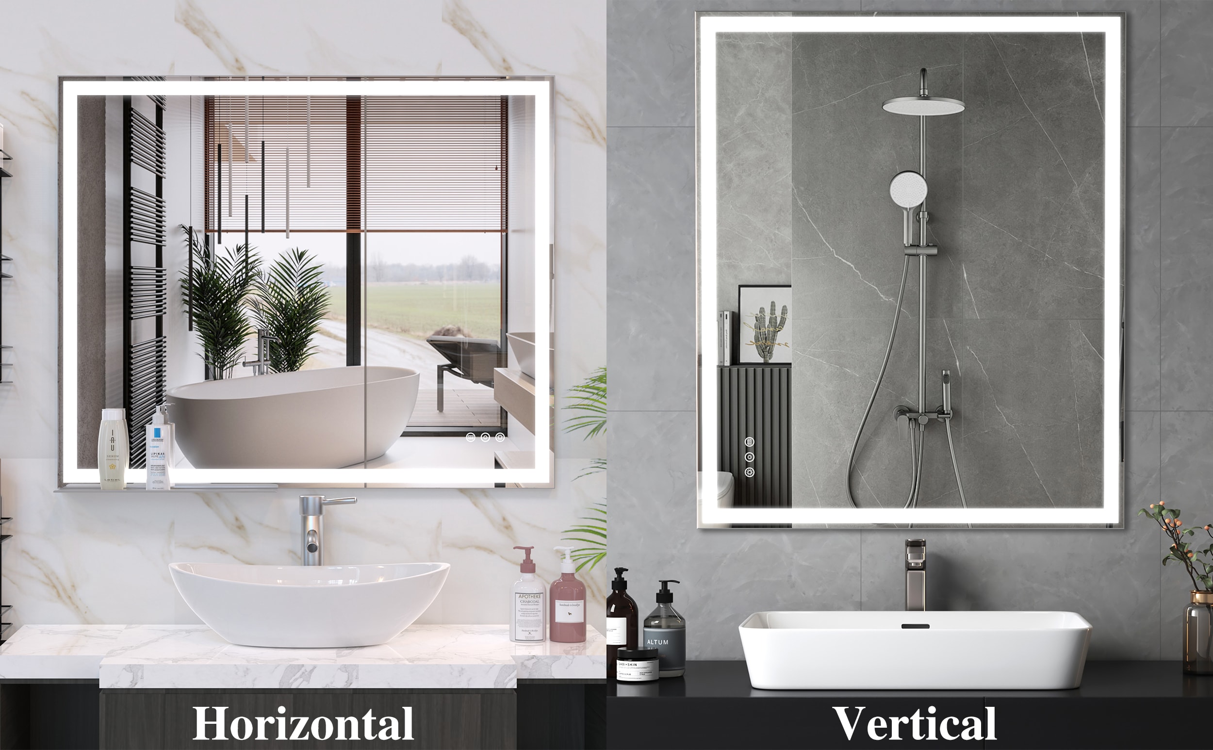 Forclover MF05-26WT2 Framed-Bath-Mirrors - View #7