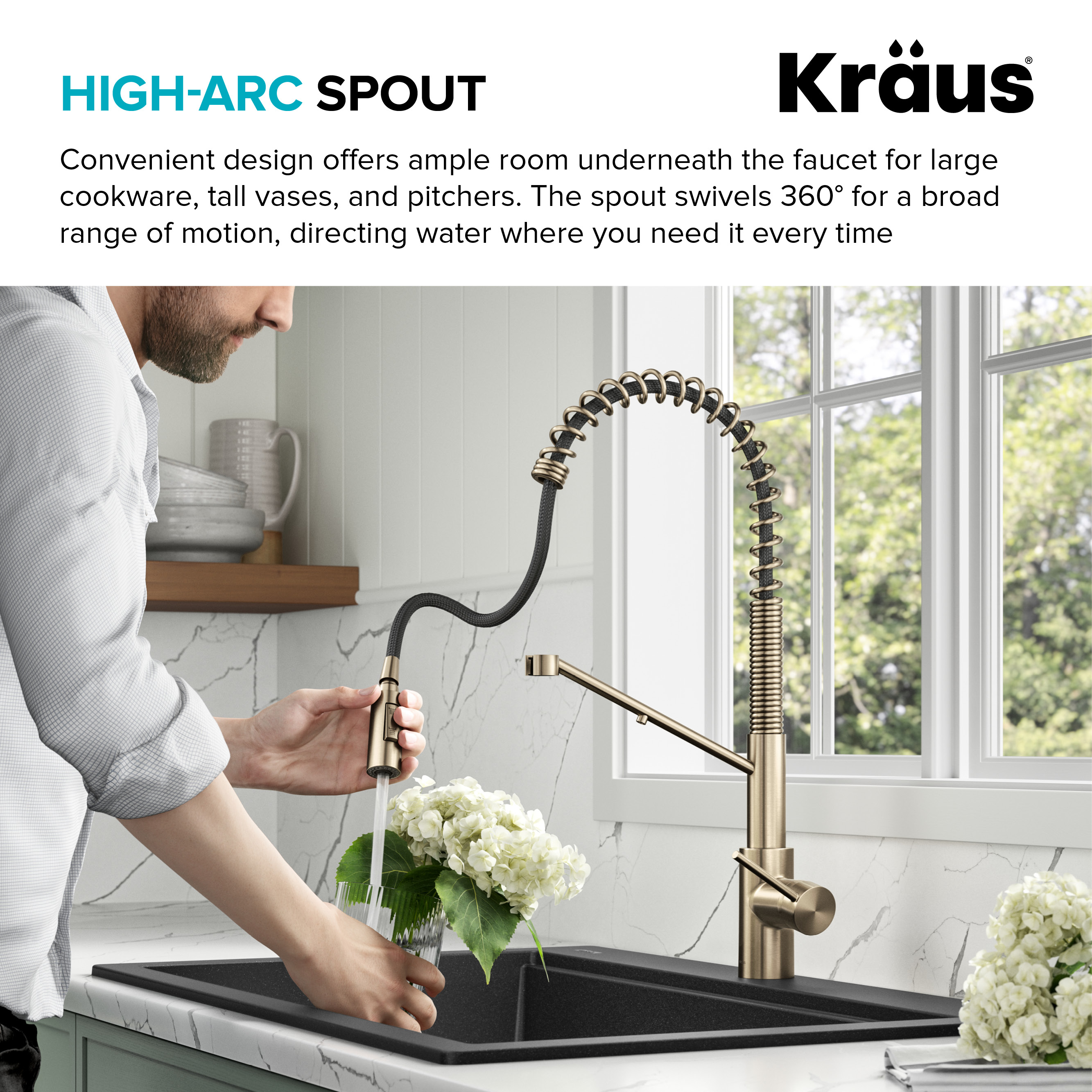 Kraus KFF-2631SFACB Kitchen-Faucets - View #12