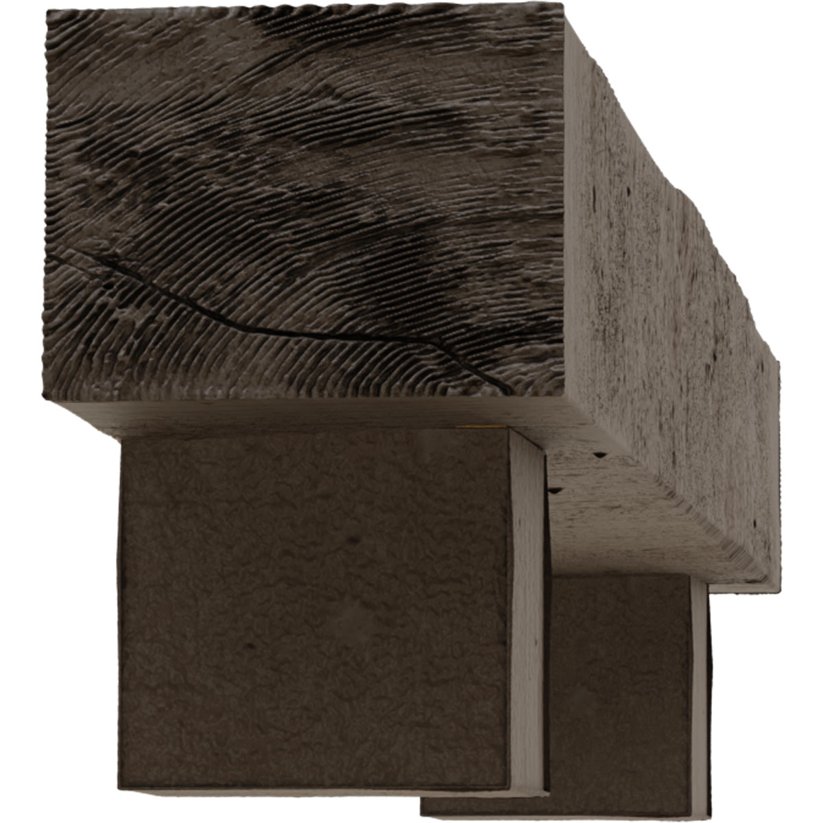 Ekena Millwork MANURC04X04X48AOHD Mantel-Shelves - View #4