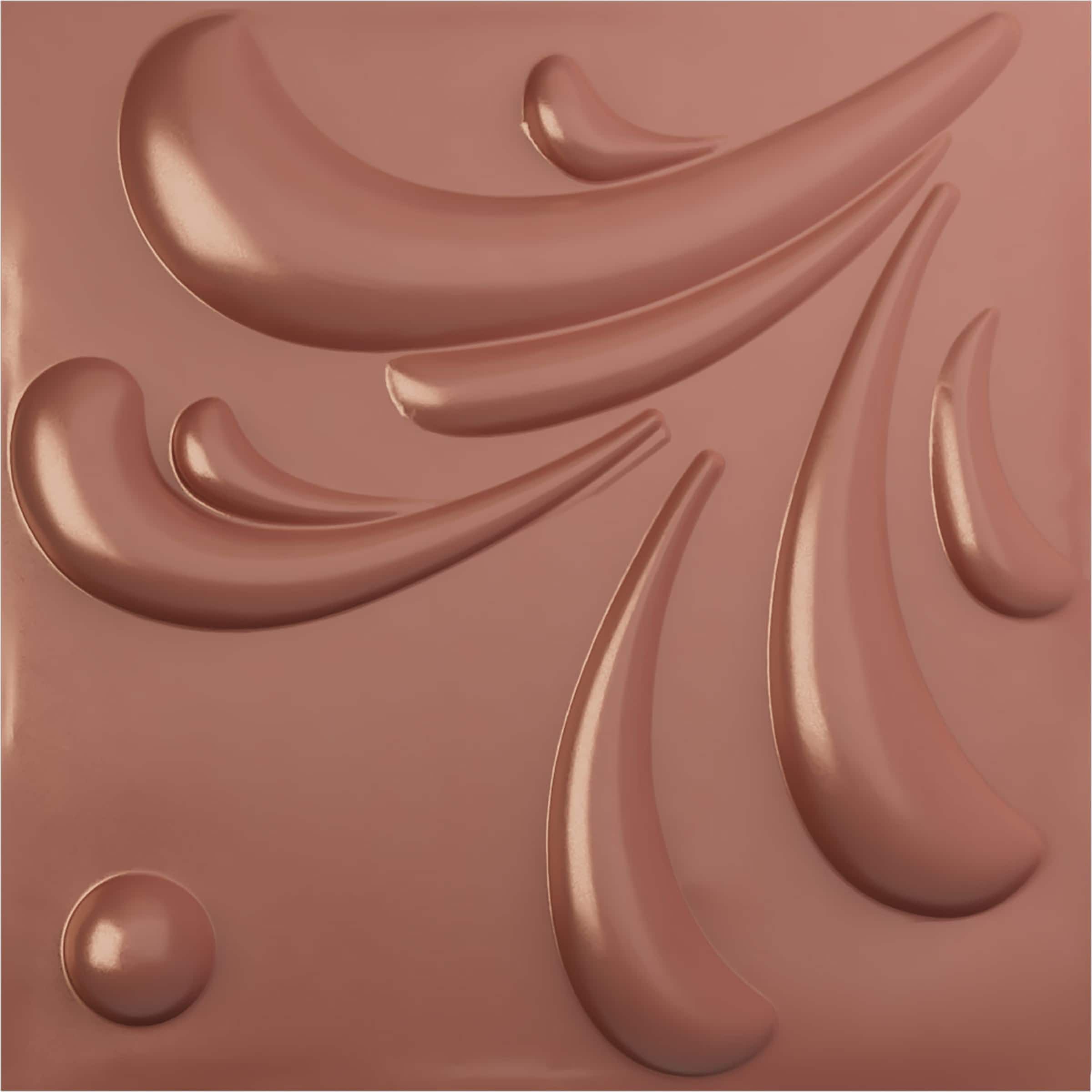 Ekena Millwork WP20X20ACFCP 19-5/8-in x 19-5/8-in Embossed Paintable/Stainable Pink PVC Abstract Wall Panel ( 2.67-sq ft )