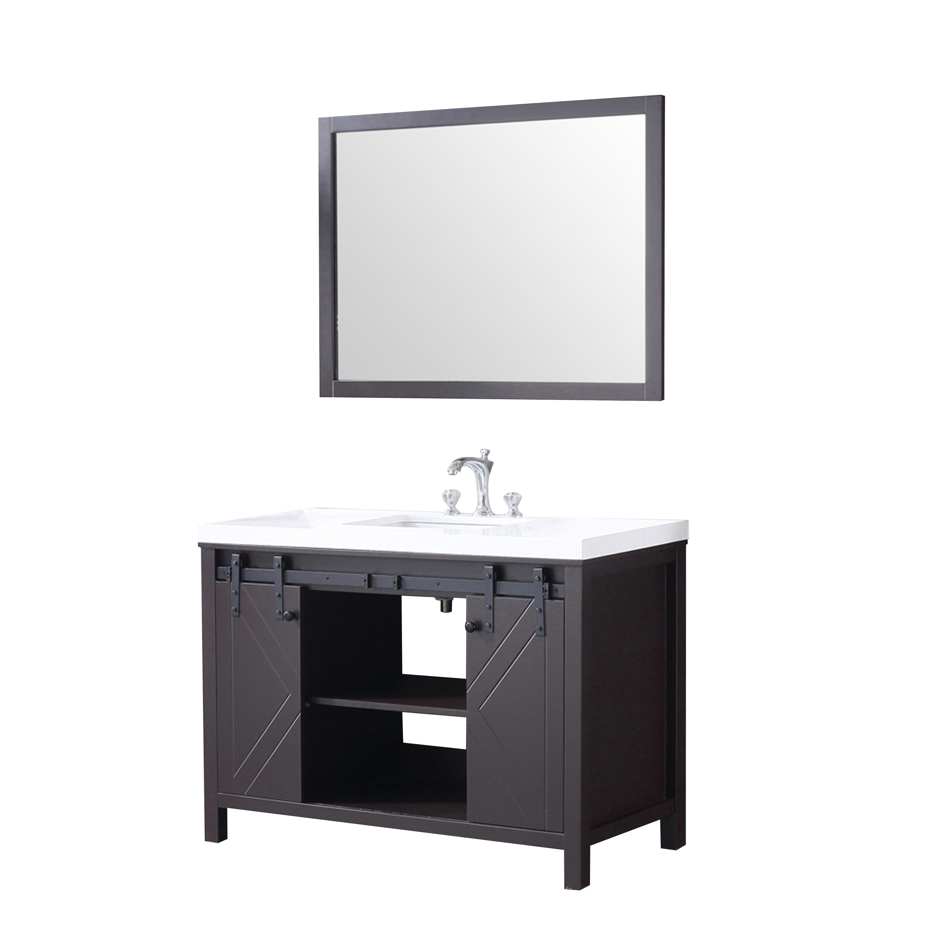 Lexora LM342248SCCSM44F Bath-Vanity-Combo - View #11