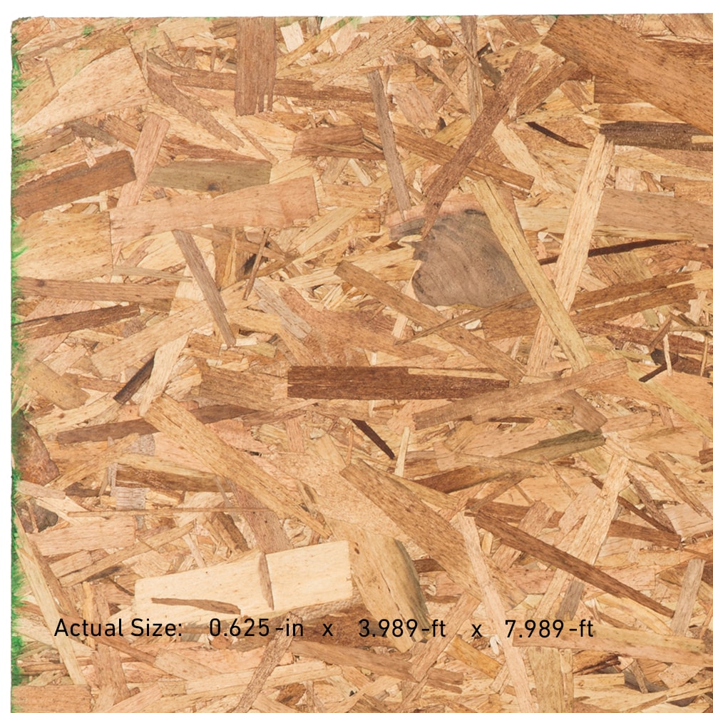 5/8-in x 4-ft x 8-ft OSB (Oriented Strand Board) Sheathing | - Lowe's 00016