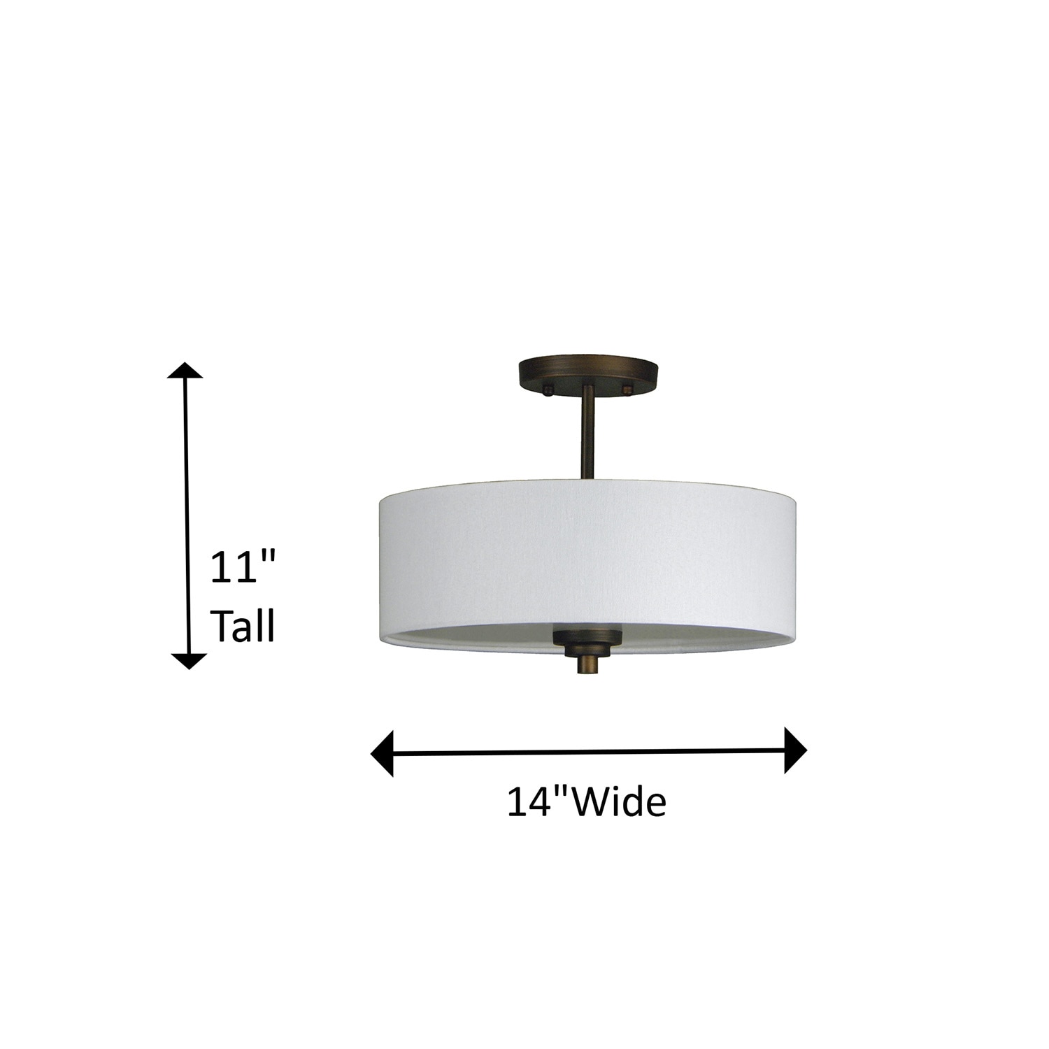 Whitfield Lighting SH280-WHORB flushmounts - View #3