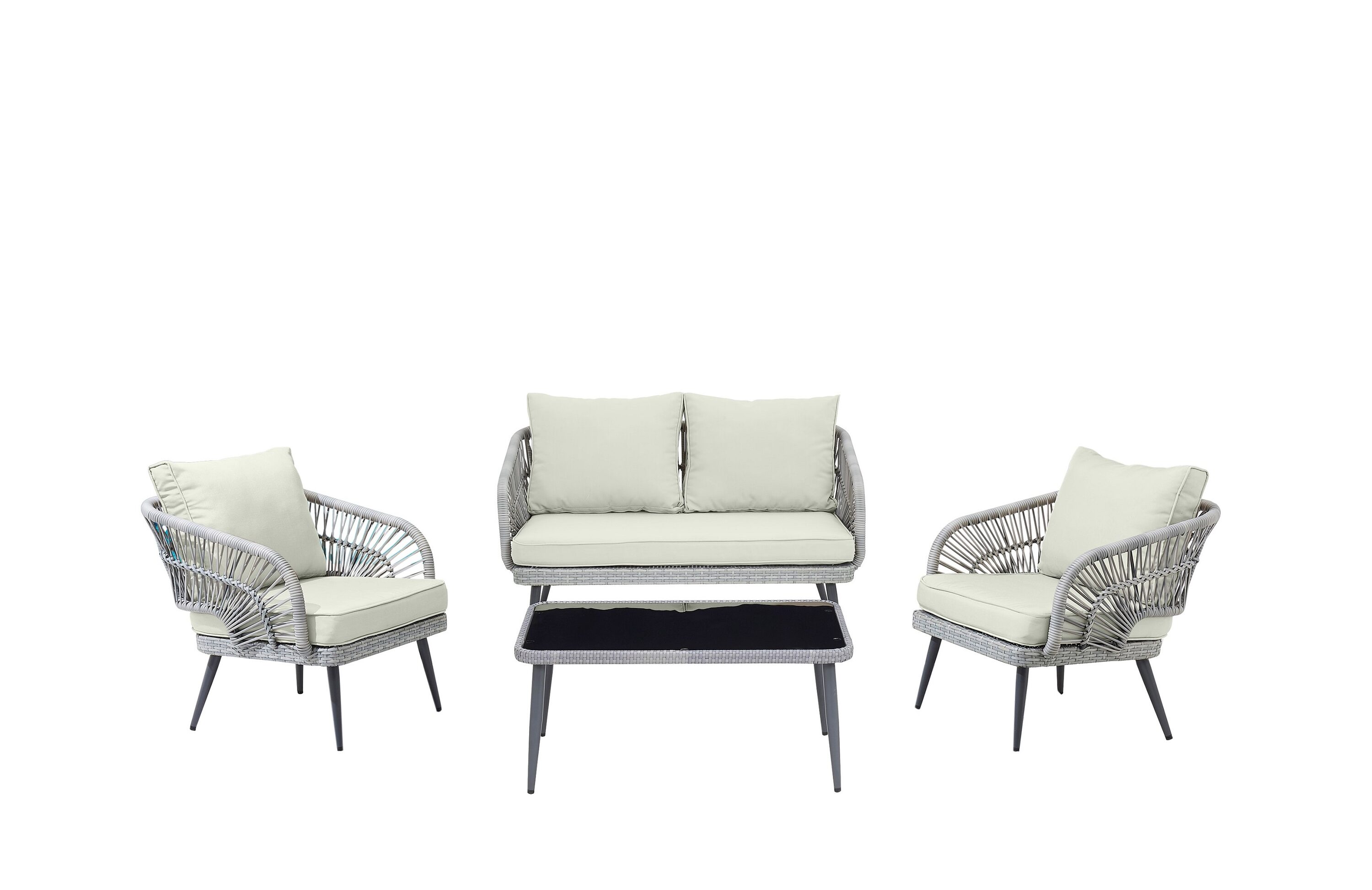 Manhattan Comfort OD-CV016-CR Patio-Conversation-Sets - View #2