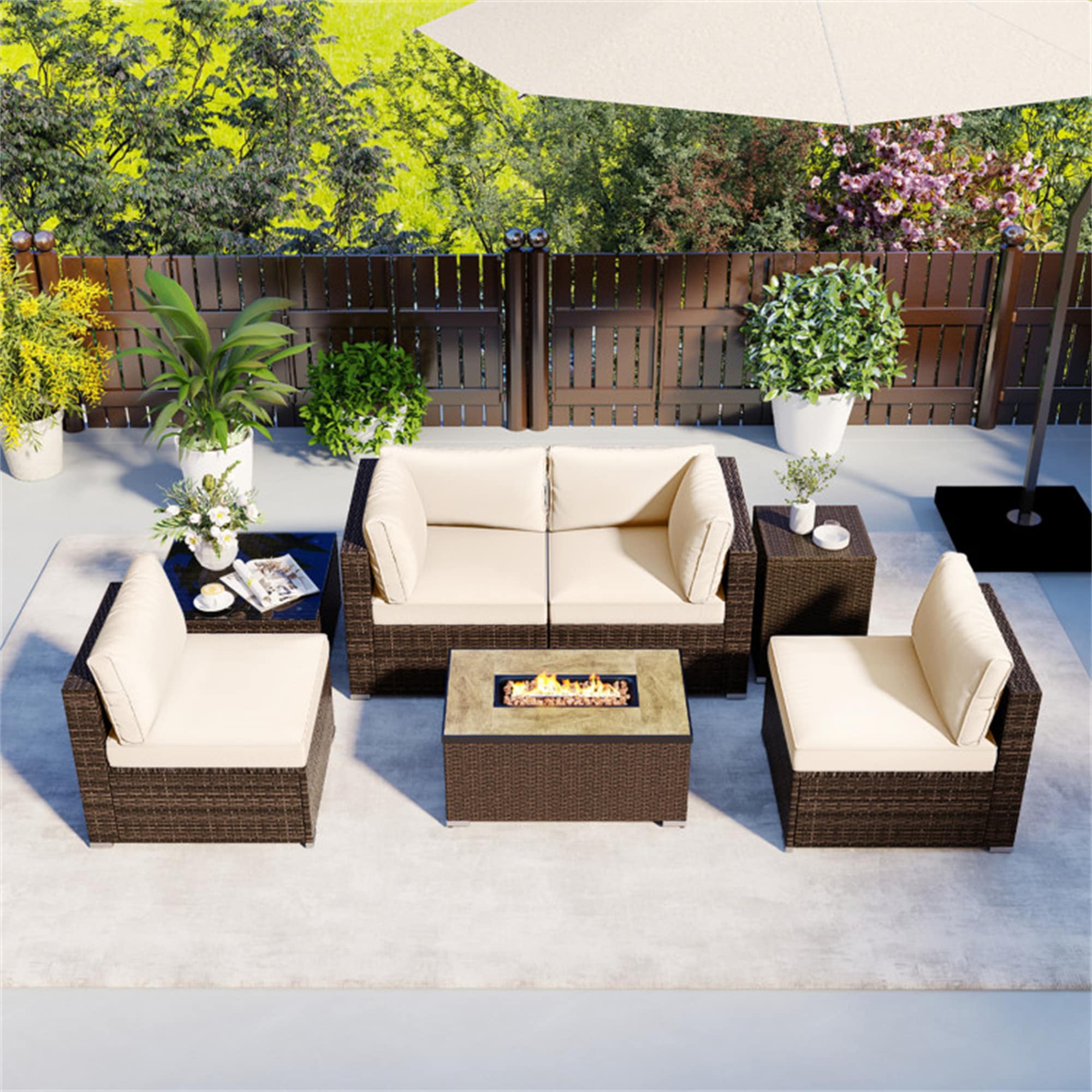 BABOOM BOM-691AWH+-CO Patio-Conversation-Sets - View #4