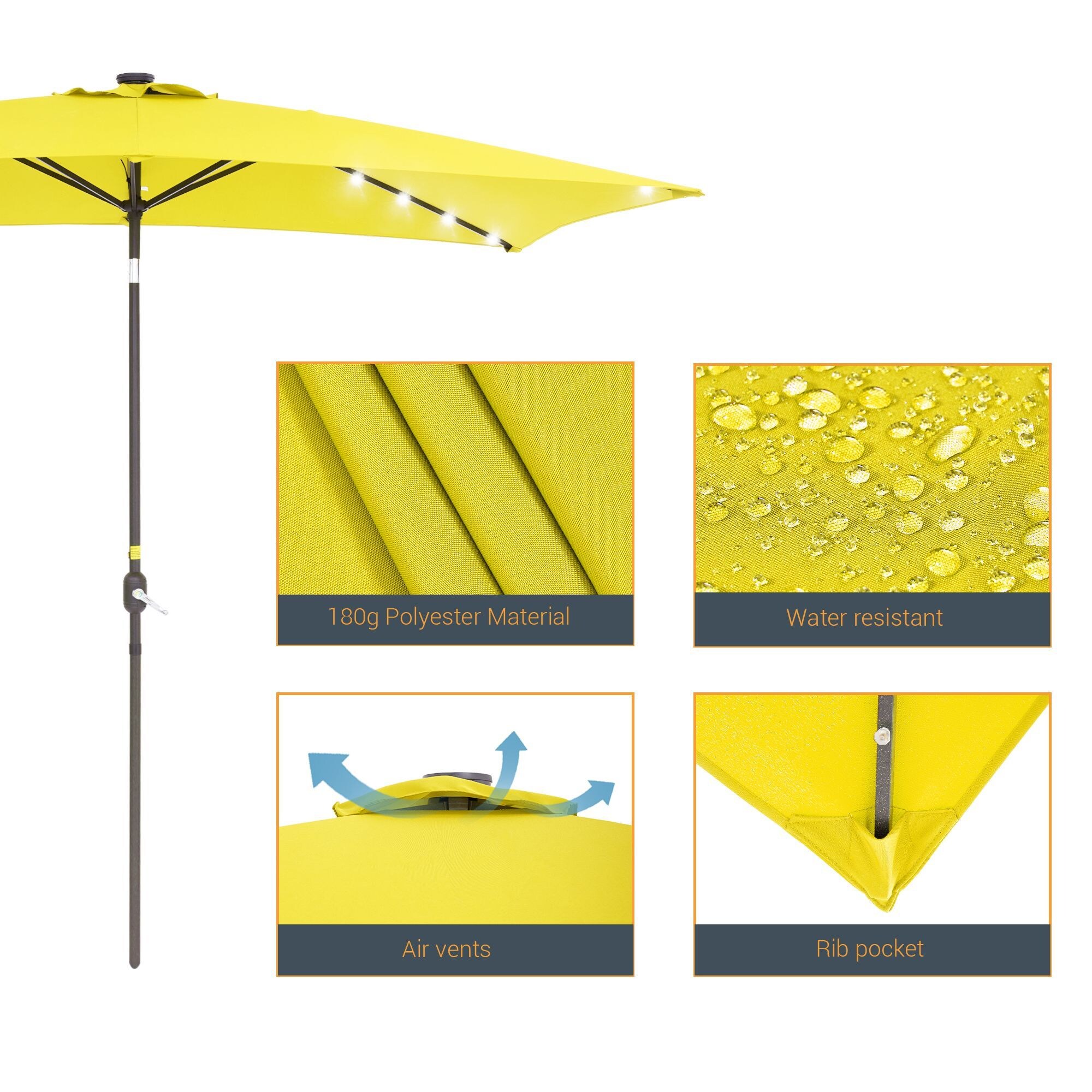 Sonkuki SD-127Y-LED Umbrellas-2 - View #4