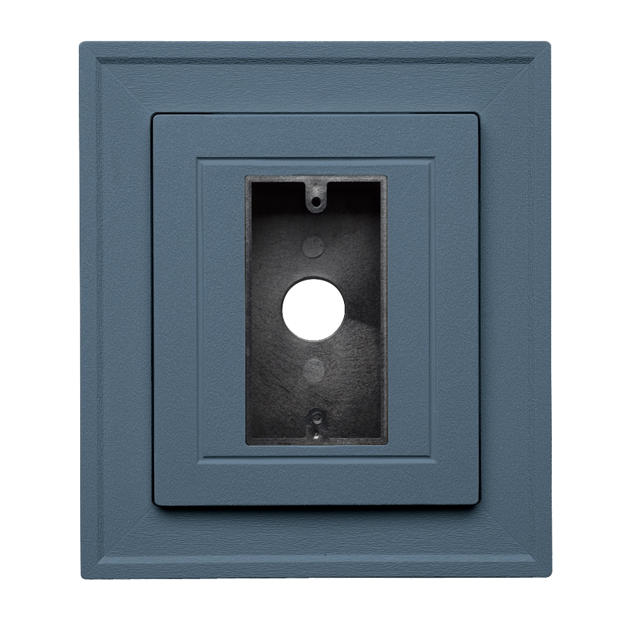 Ply Gem 140833 8.5-in x 7.5-in Bayou Vinyl Electrical Mounting Block
