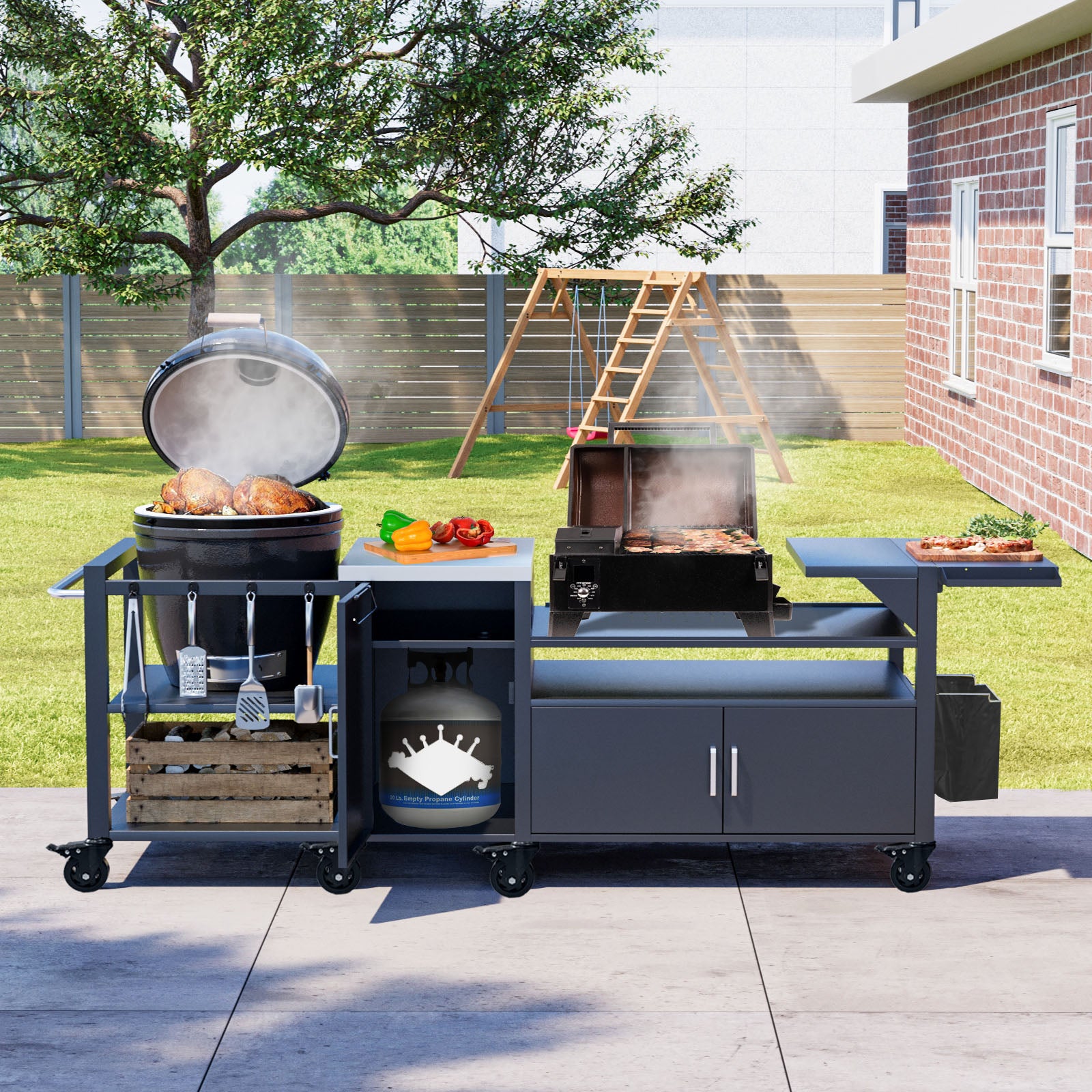 GDLF LNG840 Grill-Carts-Grill-Stands - View #9