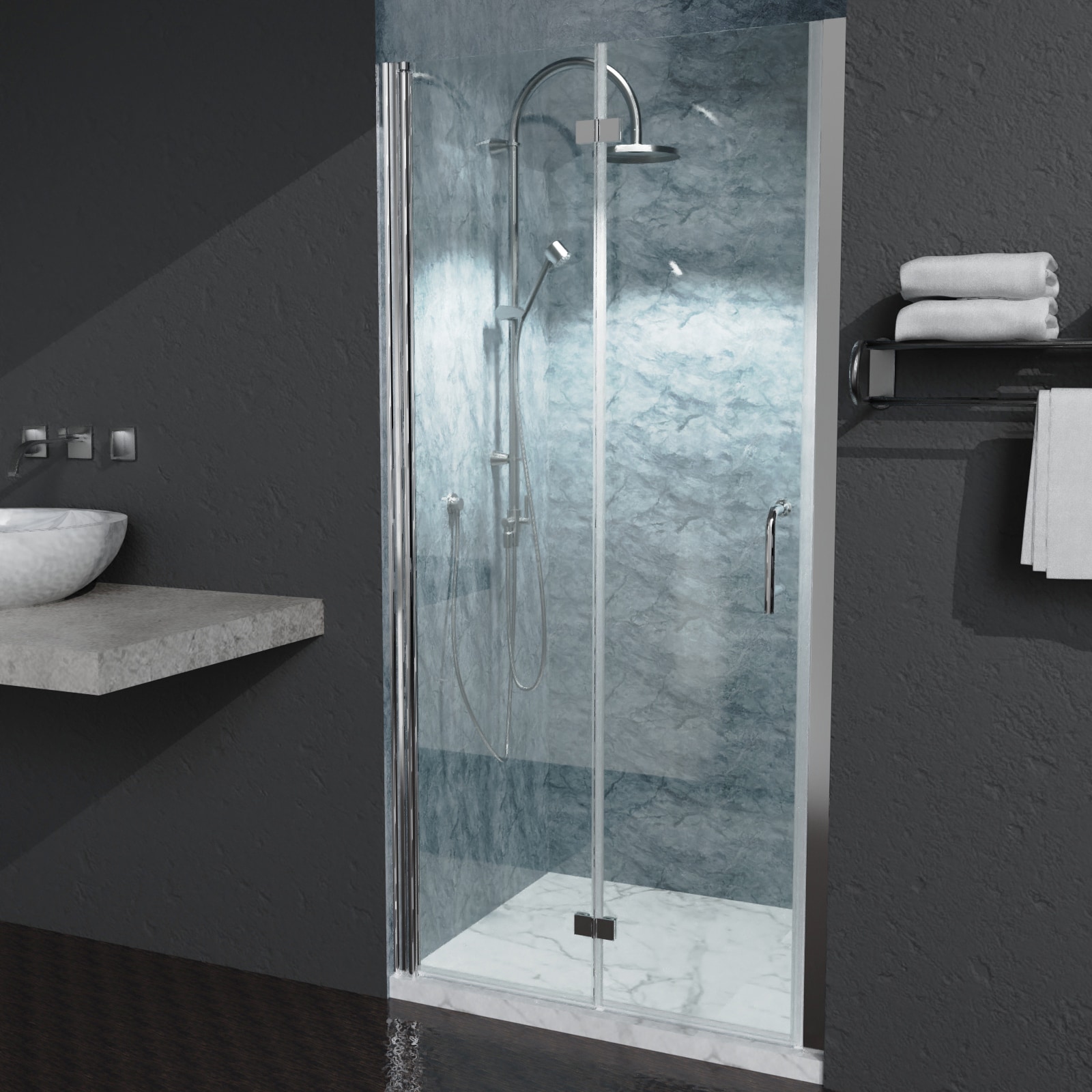 AAZJ JKF-MD01-4224SF2 Shower-Doors - View #2