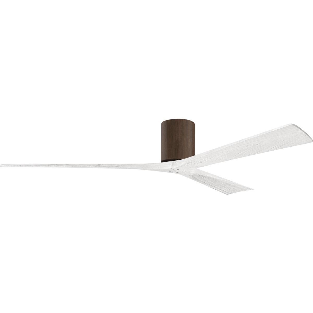 Matthews Fan Company IR3H-WN-MWH-72 Atlas Irene-3H Indoor Ceiling Fan Walnut Tone