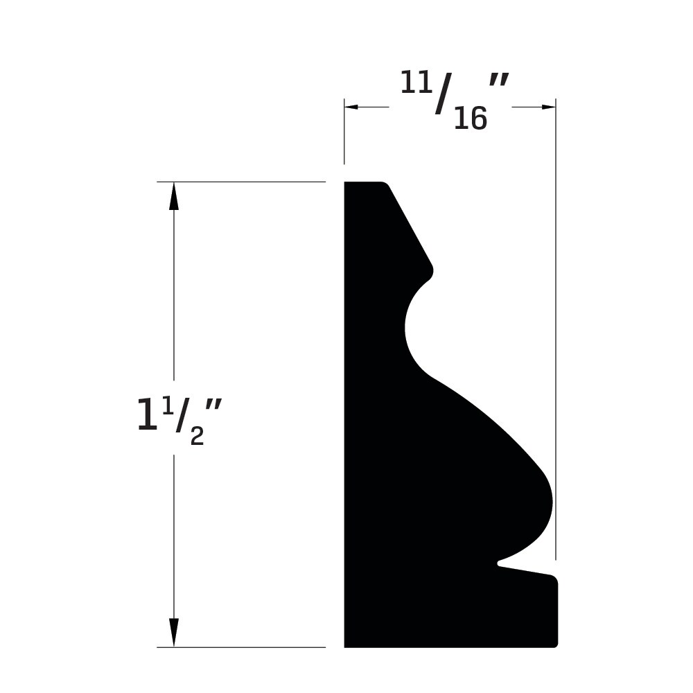 Royal Building Products 9885 Quarter-Round-Moulding - View #5