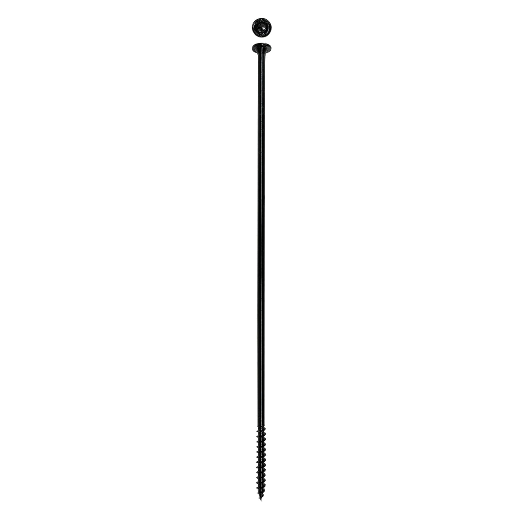 SPAX 3601770803500 5/16-in x 14-in Black Ecoat Pancake -Head Interior Structural wood screws 250 -Pack