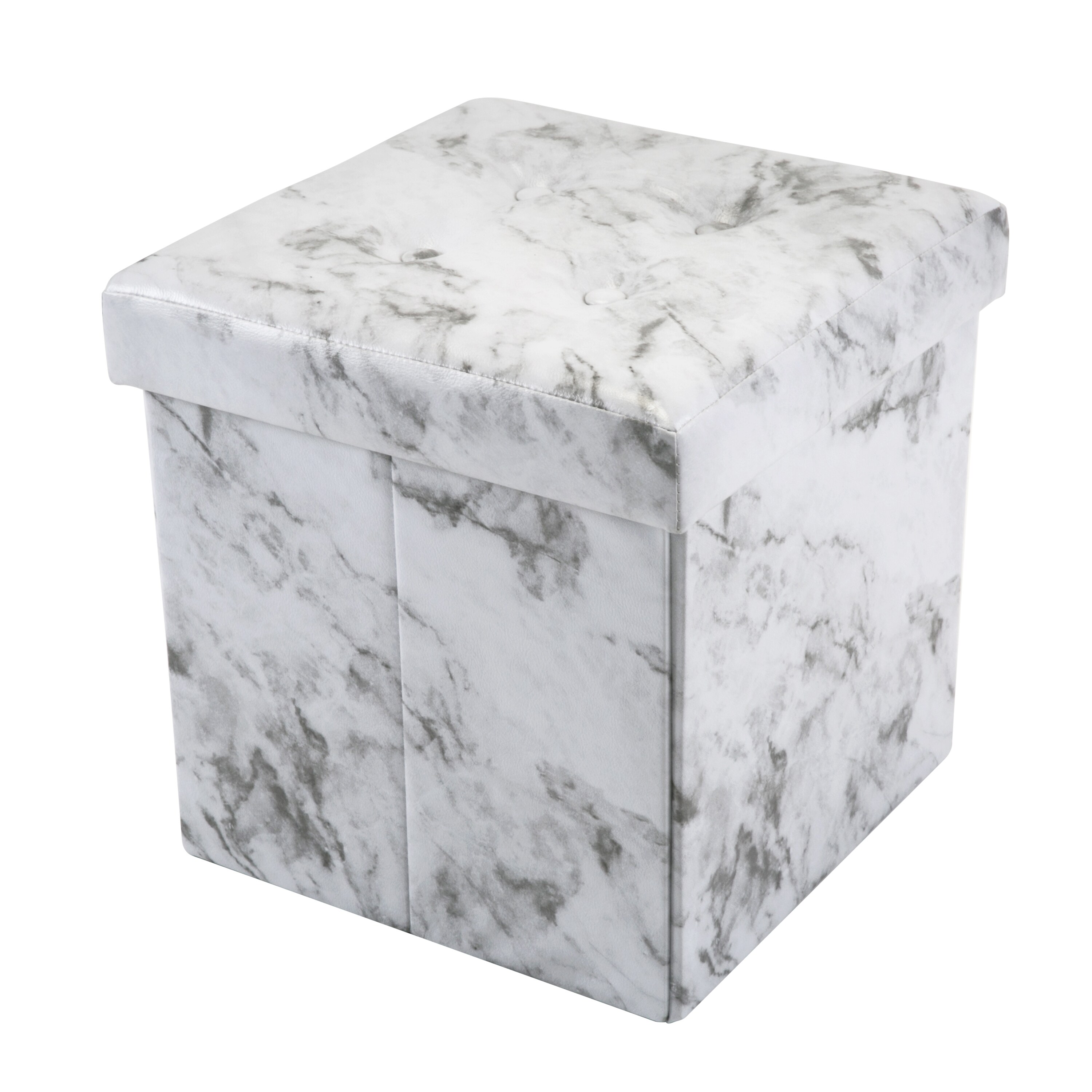 Simplify F-0660-MARBLE Indoor-Ottomans - View #2