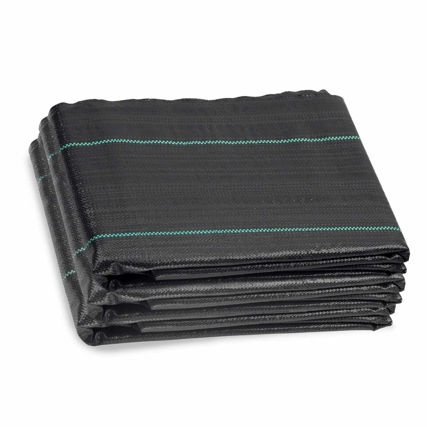 Numhew - 6ft W x 50ft L 3.2oz Heavy Duty Woven Black Weed Barrier Landscape Fabric