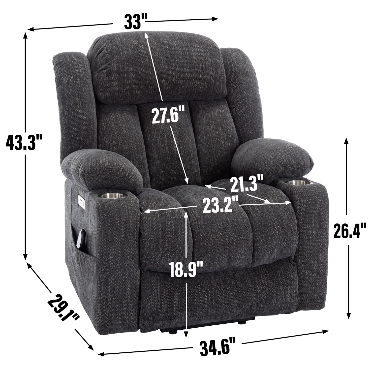 GZMR GZ-W2259 recliners - View #11