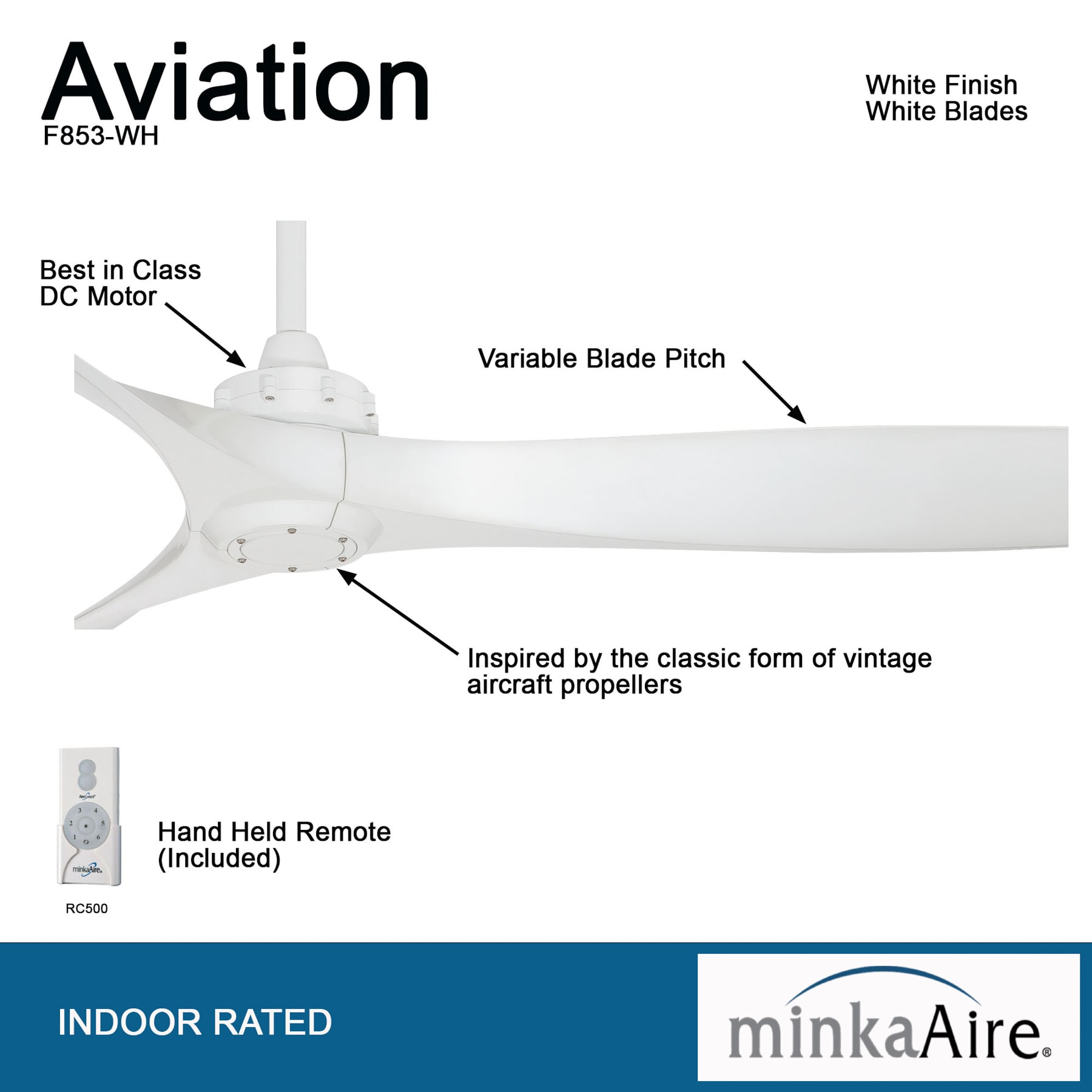 Minka Aire F853-WH Ceiling-Fans - View #4