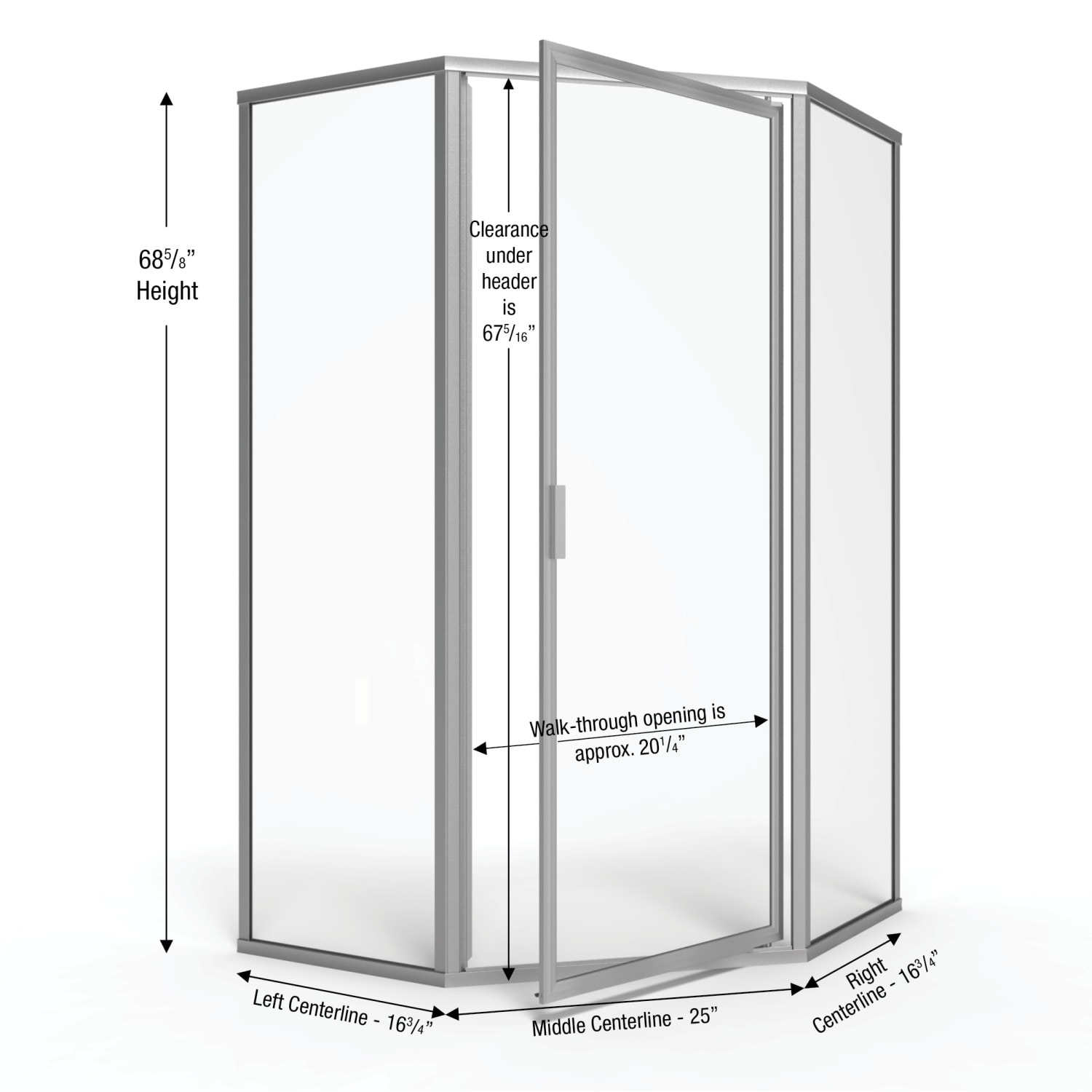 Basco DLXH60A1668OBBN Shower-Doors - View #2