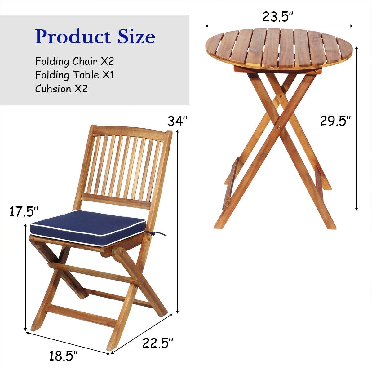 CASAINC WF-HW65875NY-LA Patio-Conversation-Sets - View #4