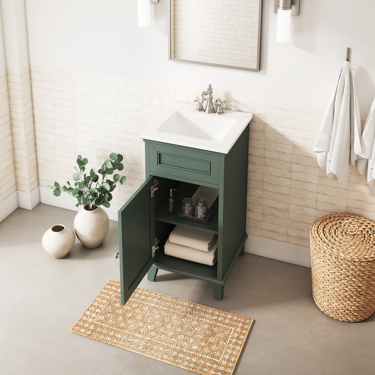allen + roth LOWE18VPN Bath-Vanity-Combo - View #5
