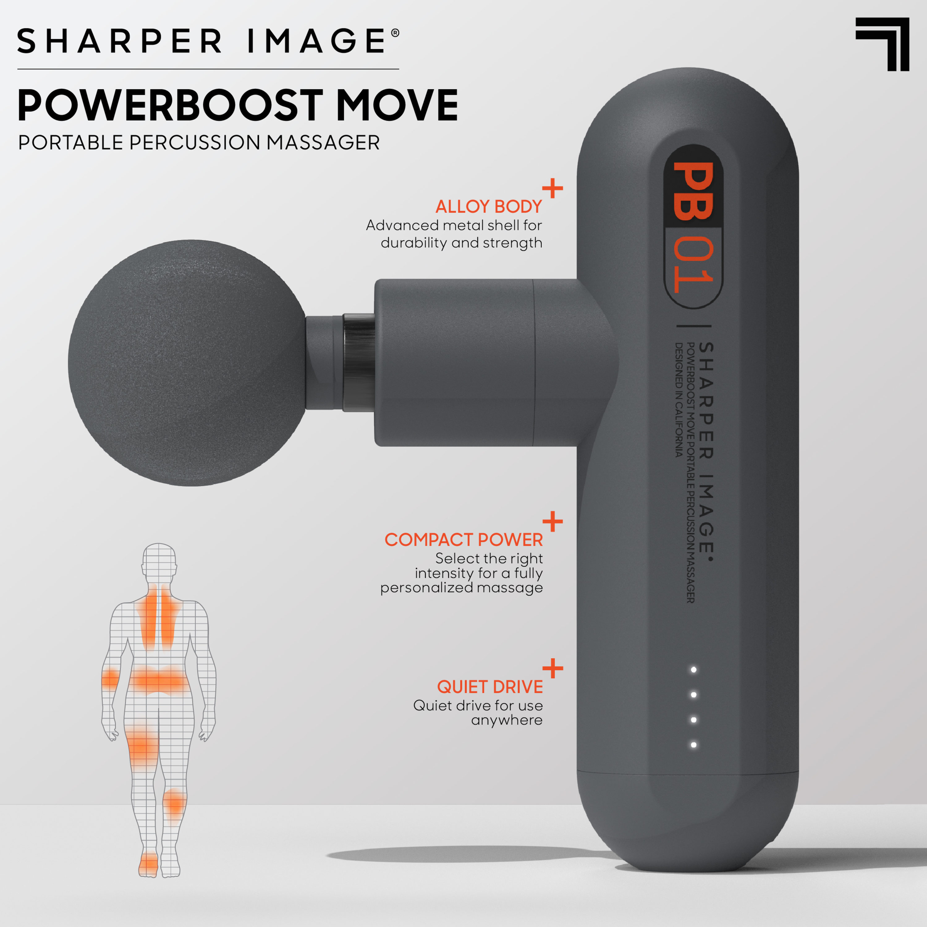 Sharper Image Realtouch Shiatsu Wireless Neck and Back Battery Massage Ball  in the Stretching & Recovery department at