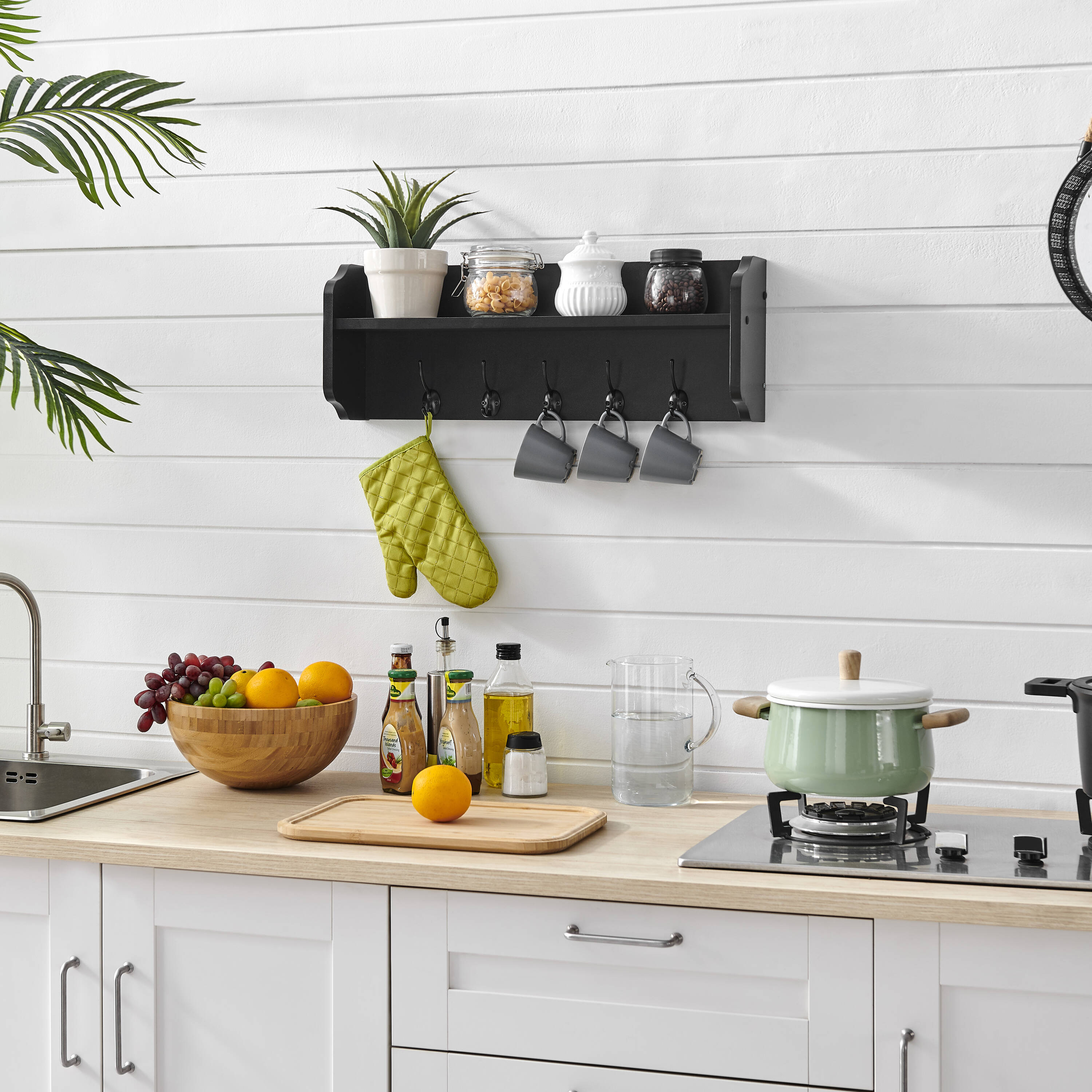 Danya B. XF161206BK Wall-Mounted-Shelving - View #4