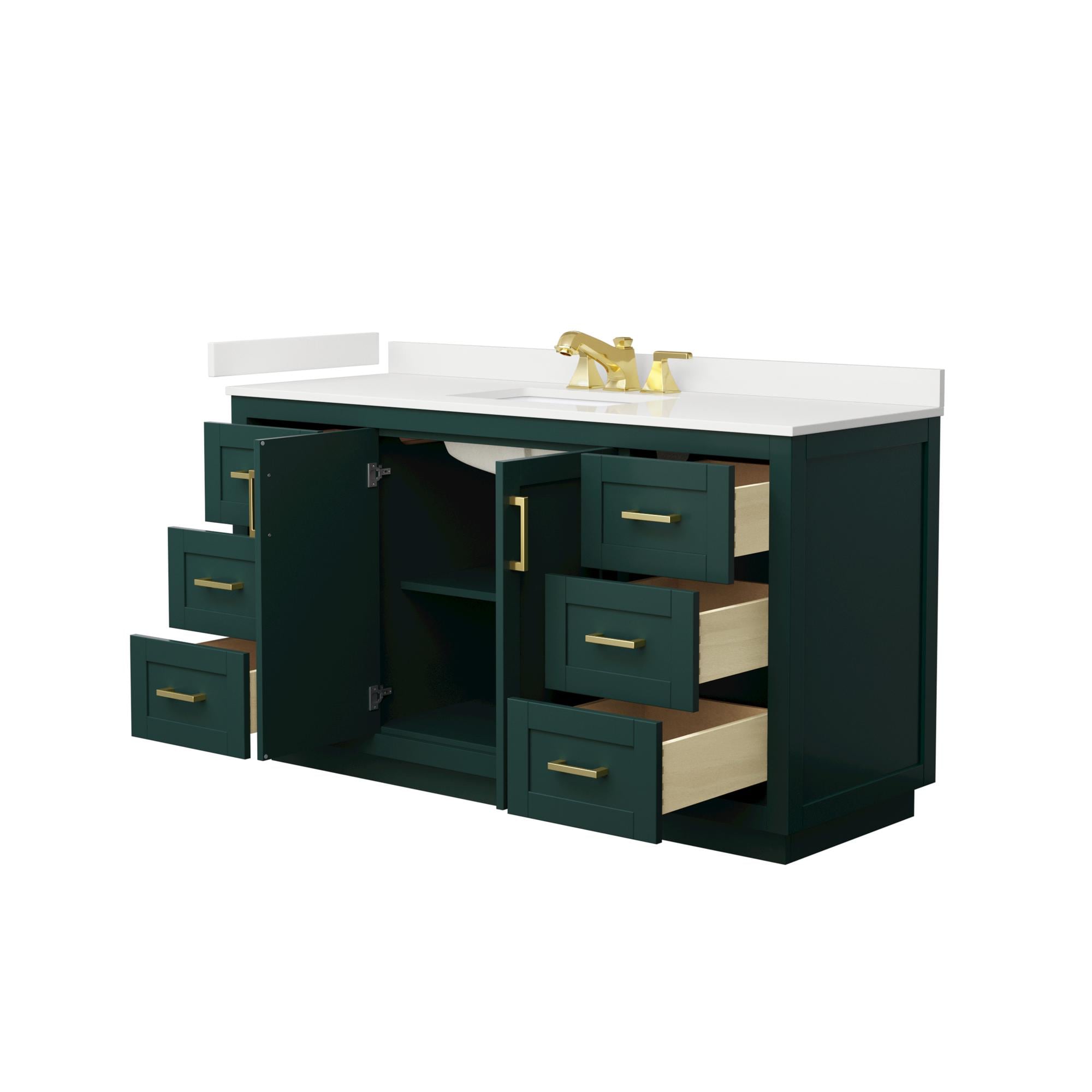 Wyndham Collection WCF292960SGDWQUS3MXX Bath-Vanity-Combo - View #3