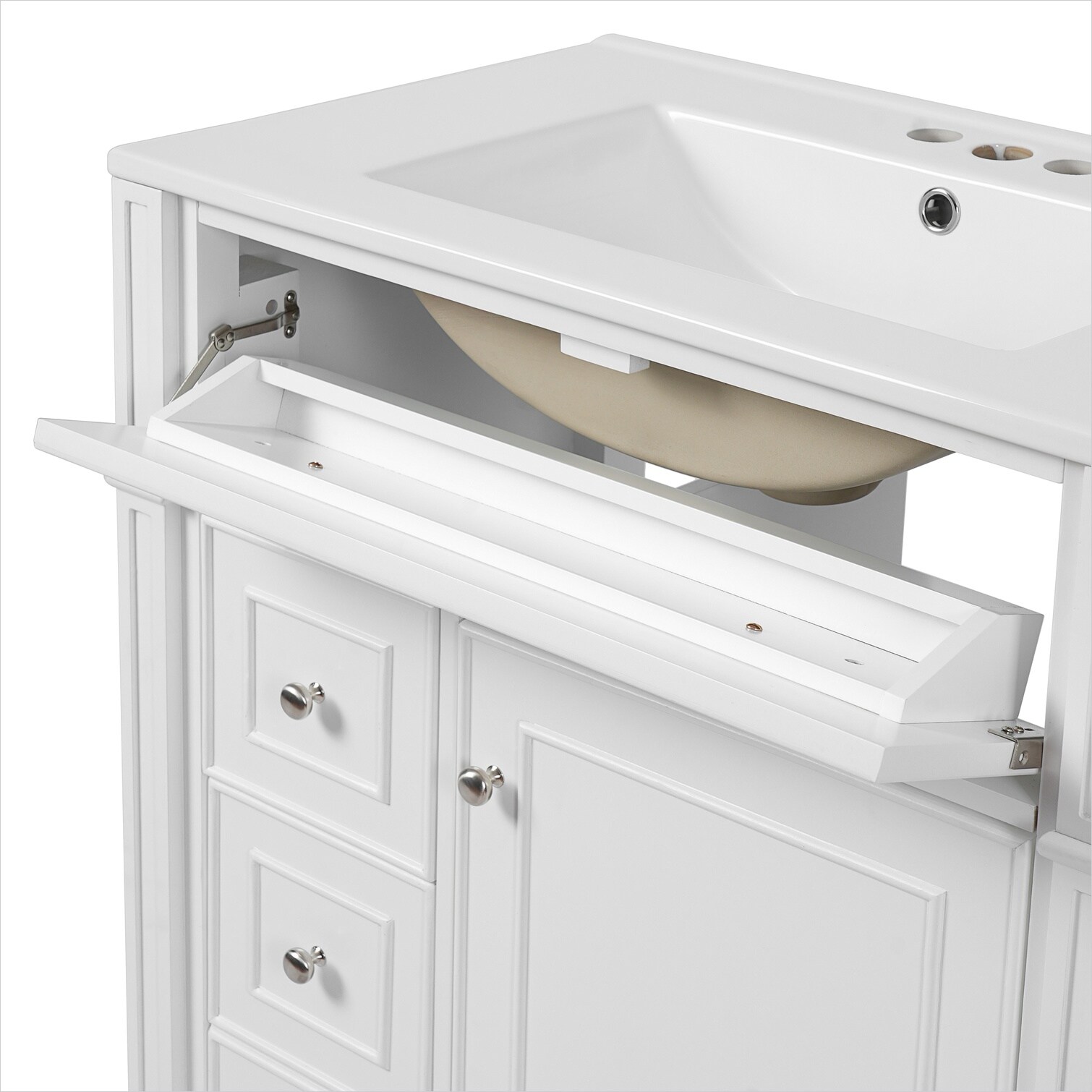 SunJet M81BTPZYXELG Bath-Vanity-Combo - View #7