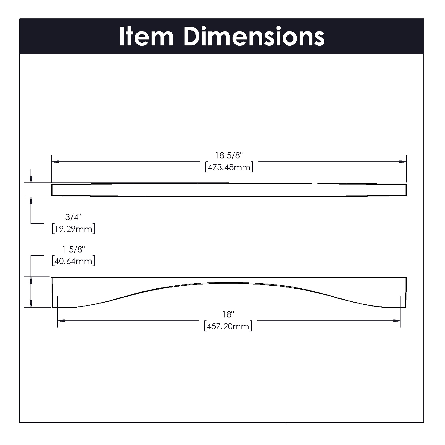 Belwith Keeler B077286-CH Cabinet-Pulls - View #4