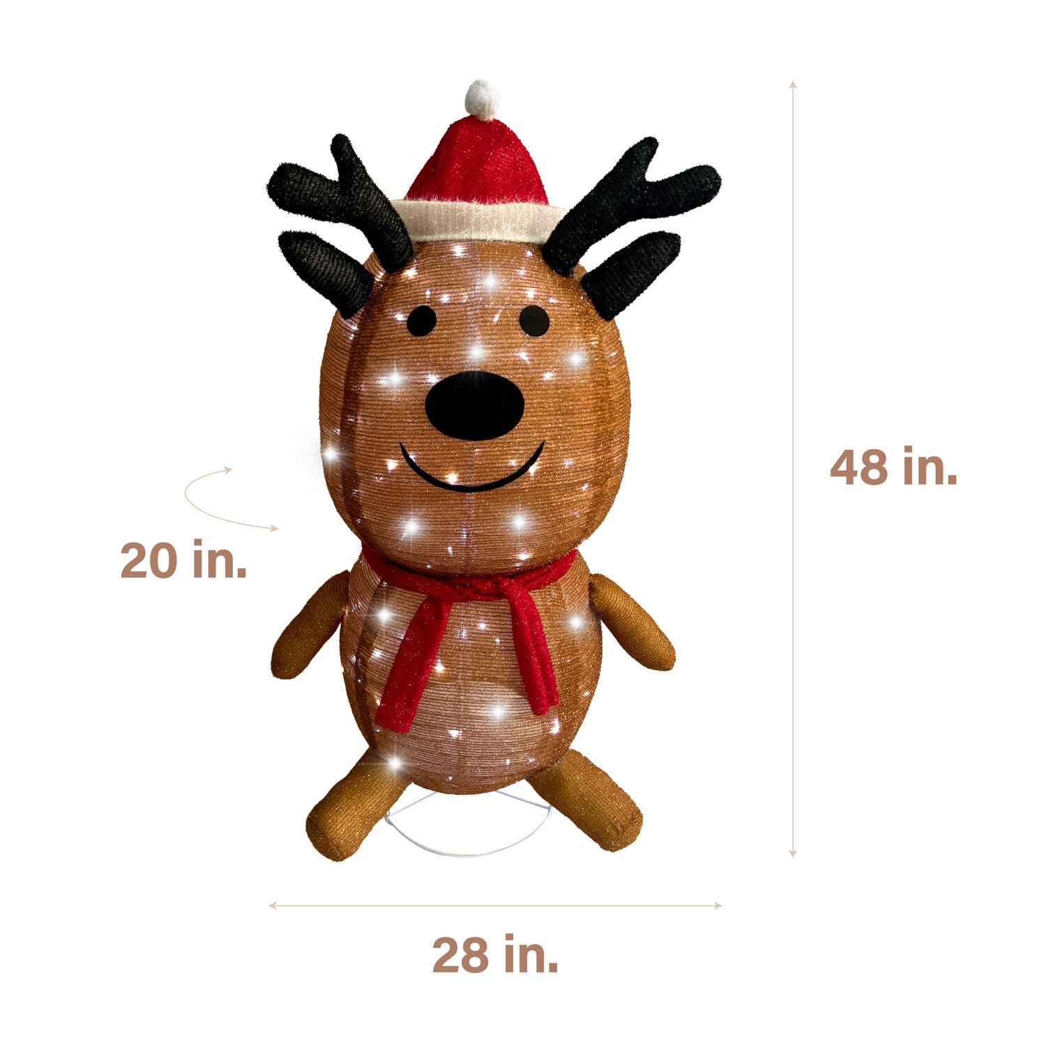 Fraser Hill Farm FFCH048-RD1-RED Outdoor-Christmas-Decor - View #2