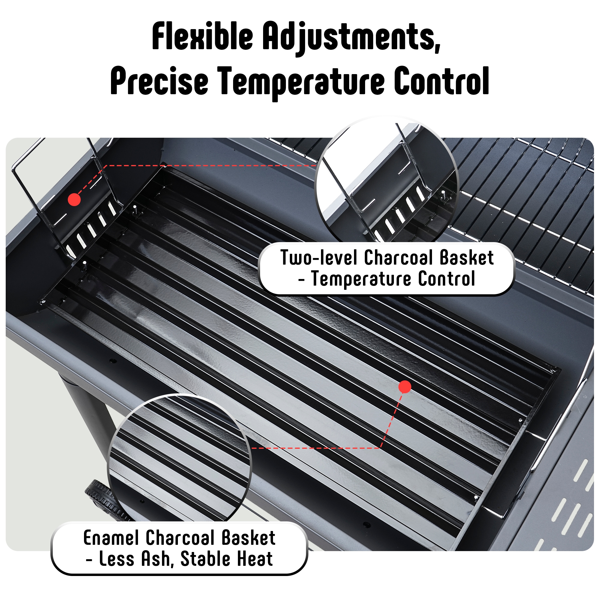 Feasto CG3019 Charcoal-Grills - View #5