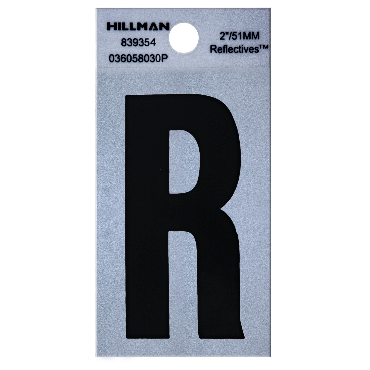 Hillman 839354 2-in Reflective Black R
