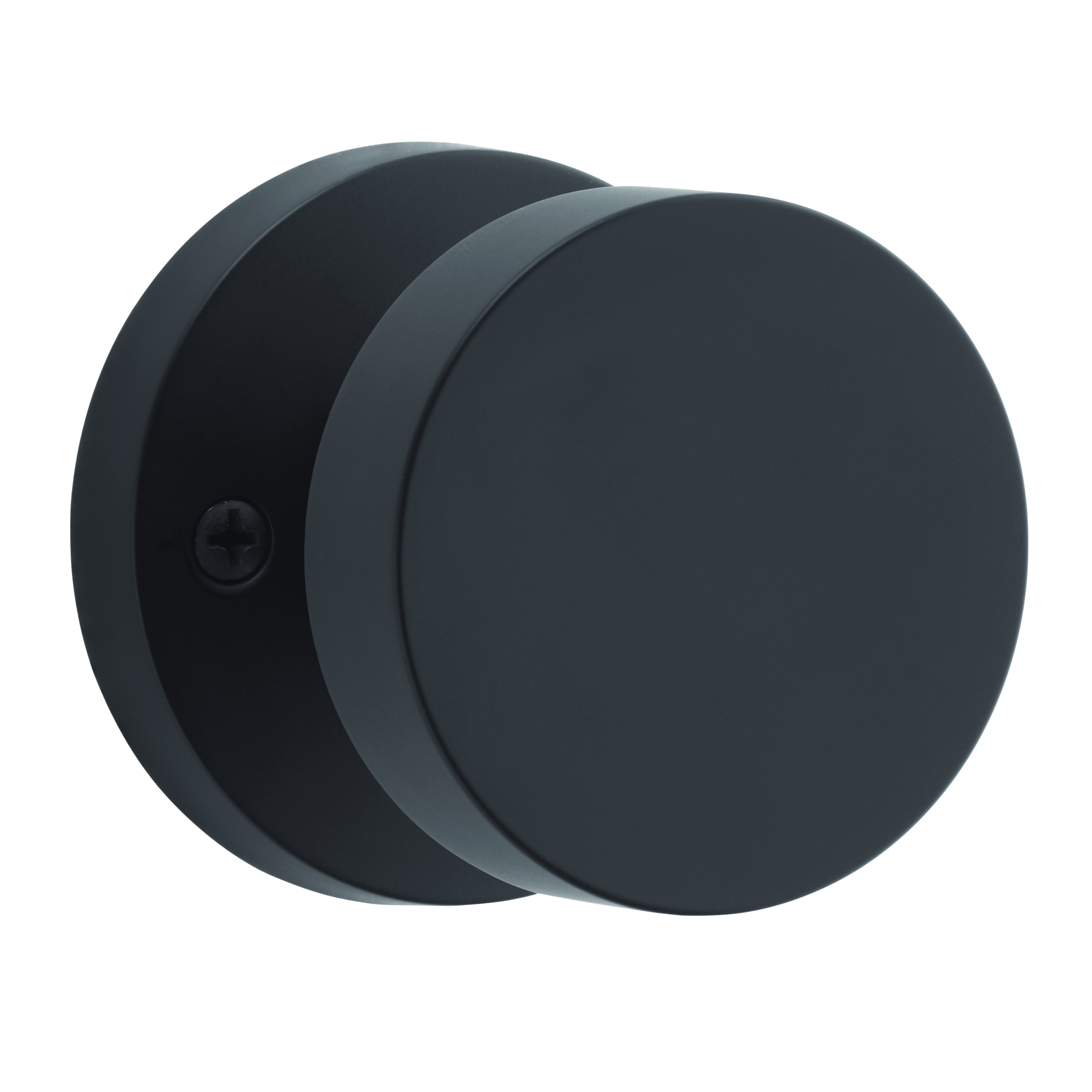 Baldwin HDCONCRR190 Satin Black Interior Hall/Closet Dummy Door Knob