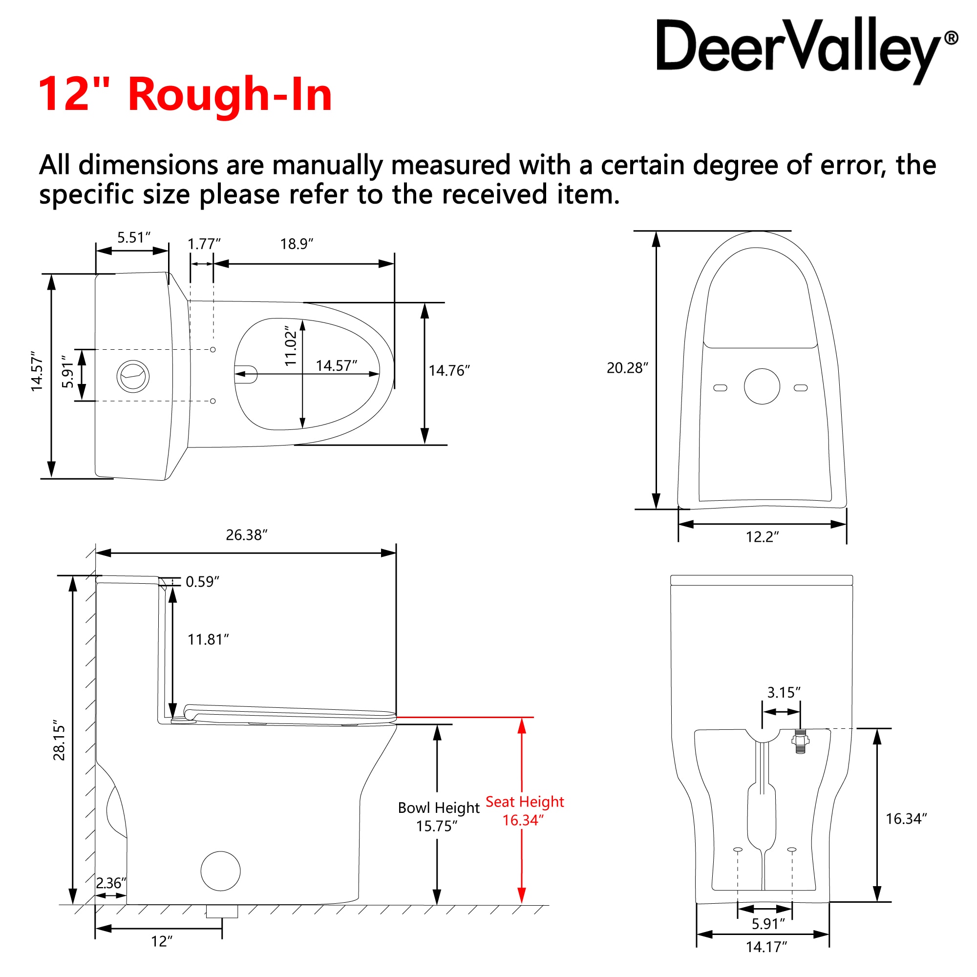 DeerValley DV-1F0250 toilets - View #16
