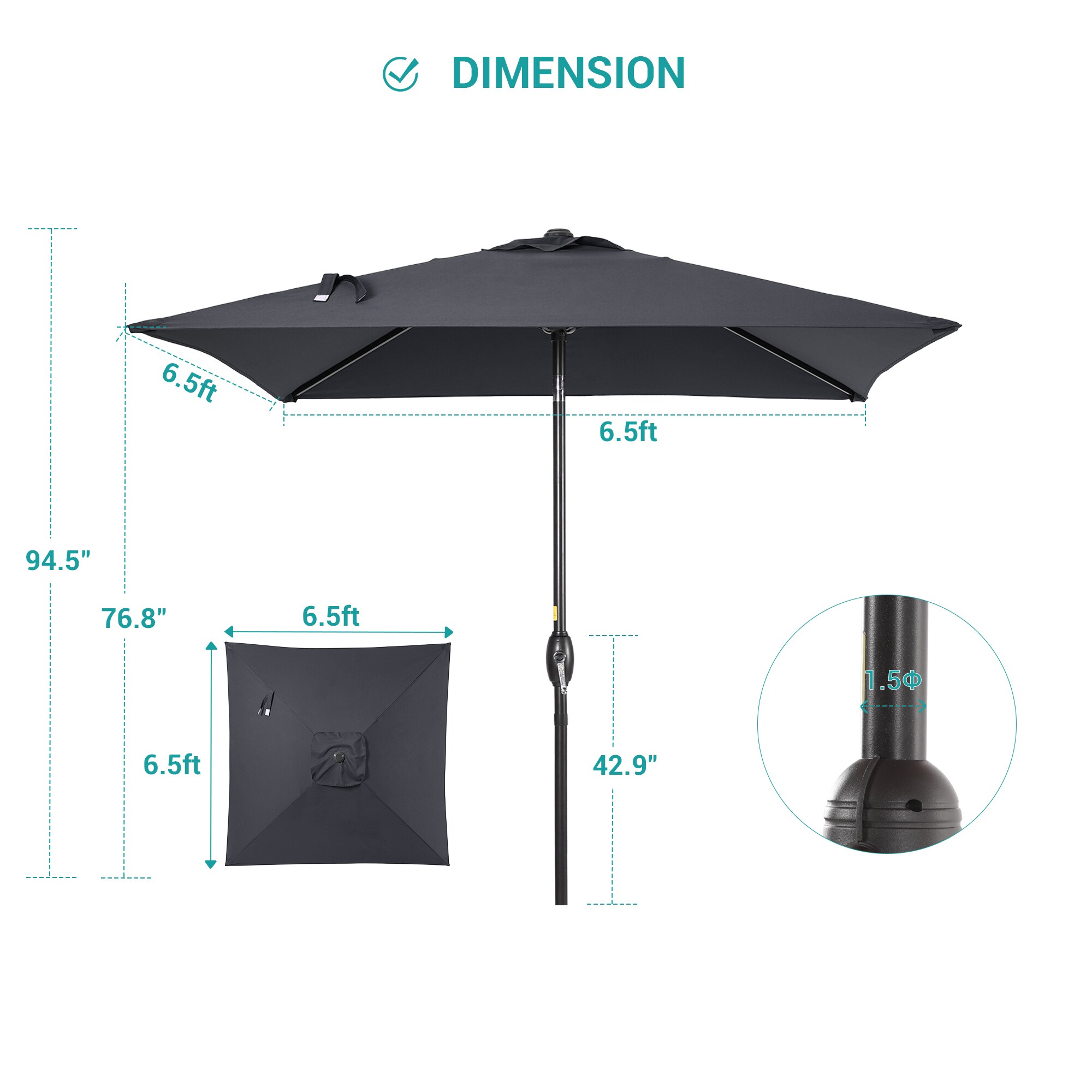 ACEGOSES LW-6565SG Umbrellas-2 - View #3