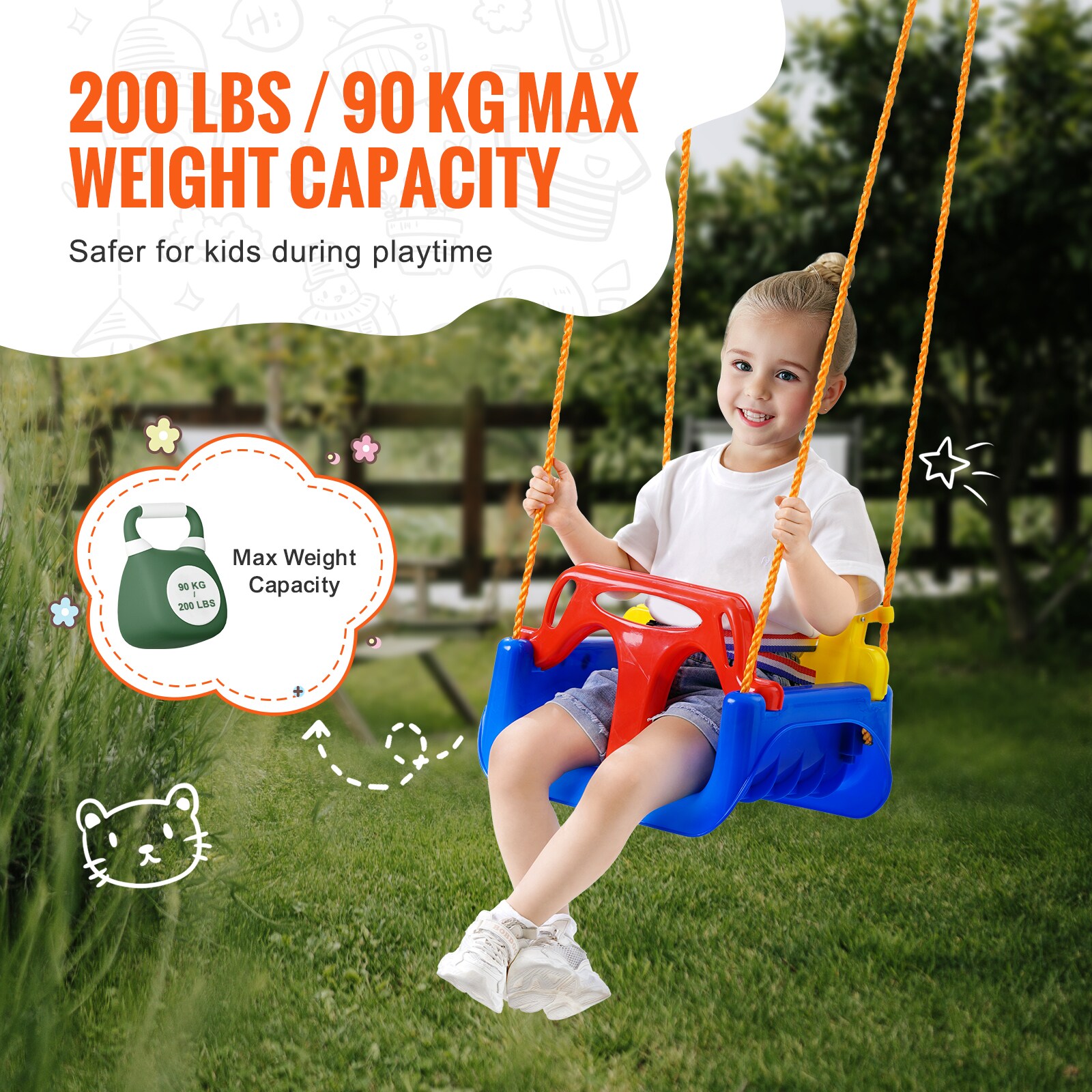 SVOPES SVOPES3H1YYEQ07613V0 Playset-Swings - View #4
