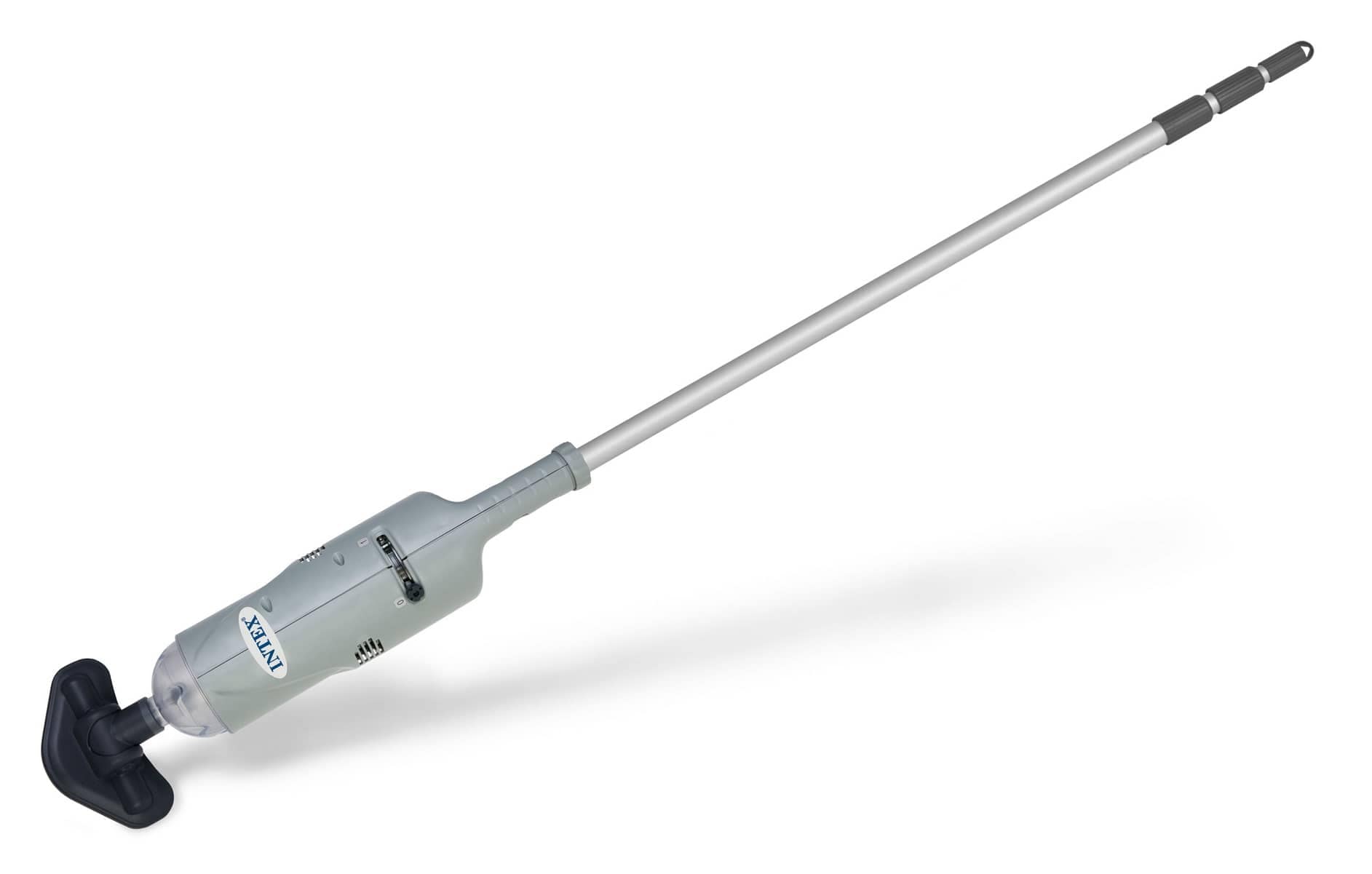 Intex INTEXHANDHELDVACUUM Handheld Rechargeable Vacuum with Telescoping Aluminum Shaft and Two