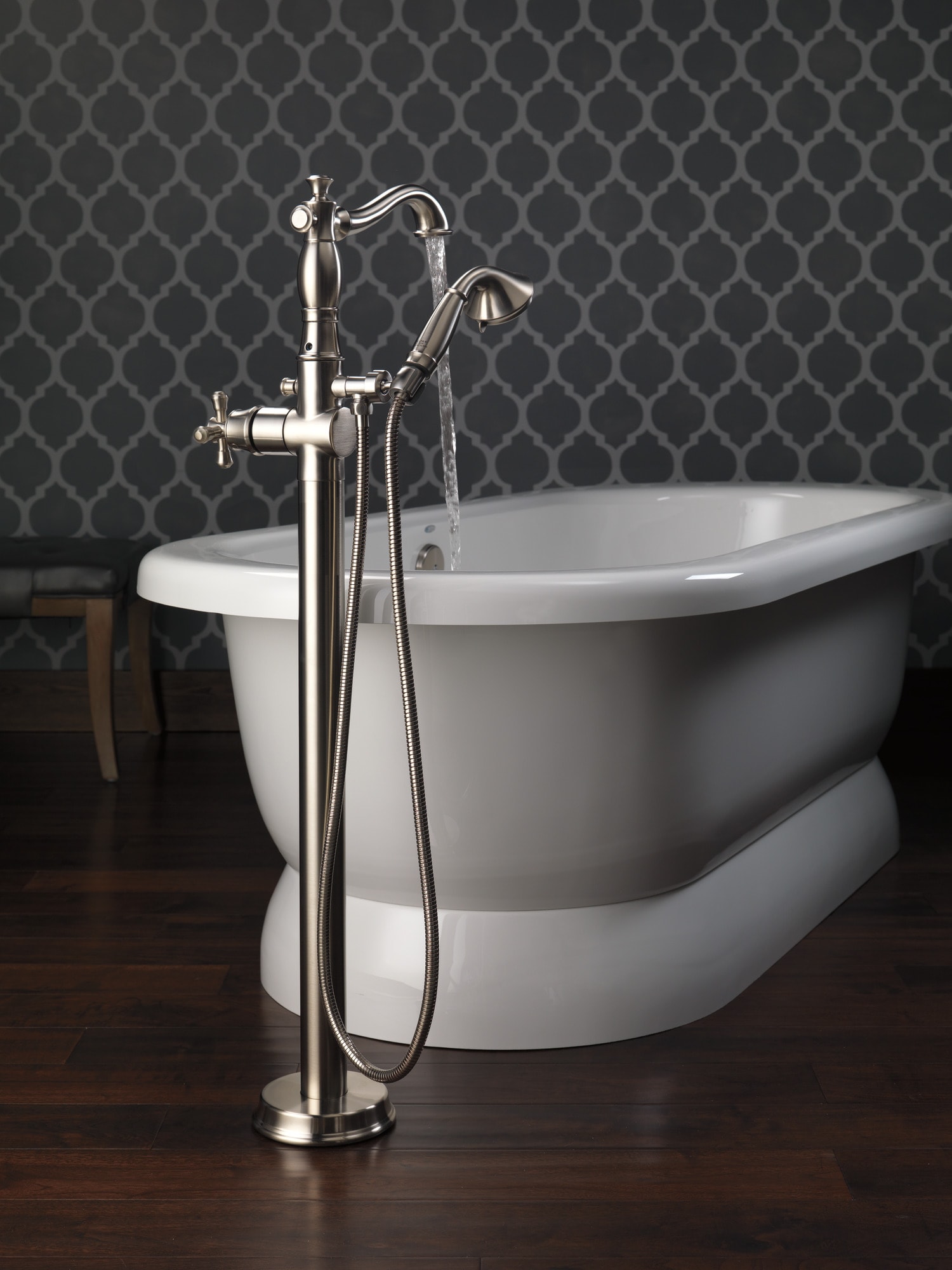 Delta T4797-SSFL-LHP Roman-Tub-Faucets - View #3